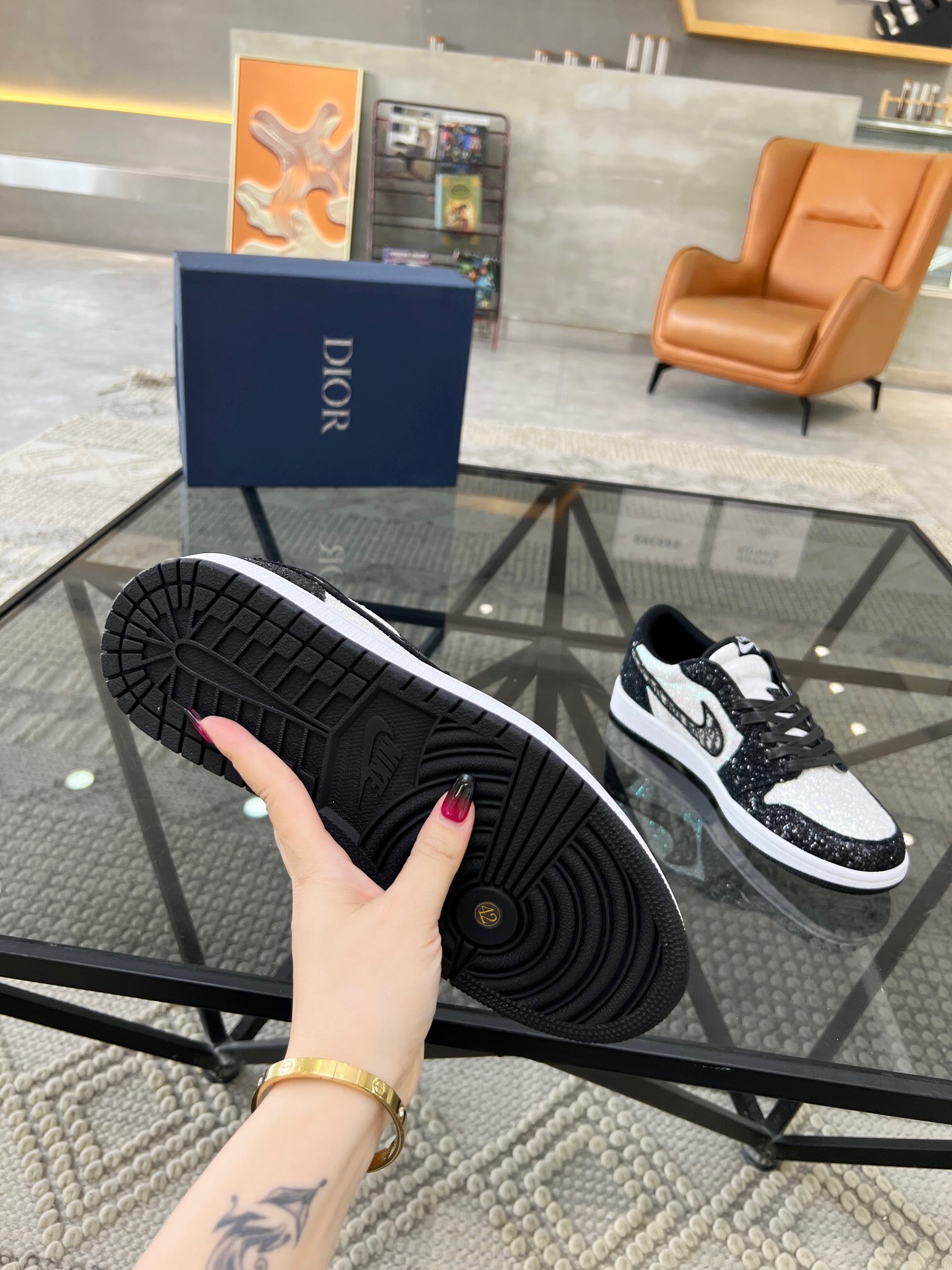 Men D*ior Top Sneakers