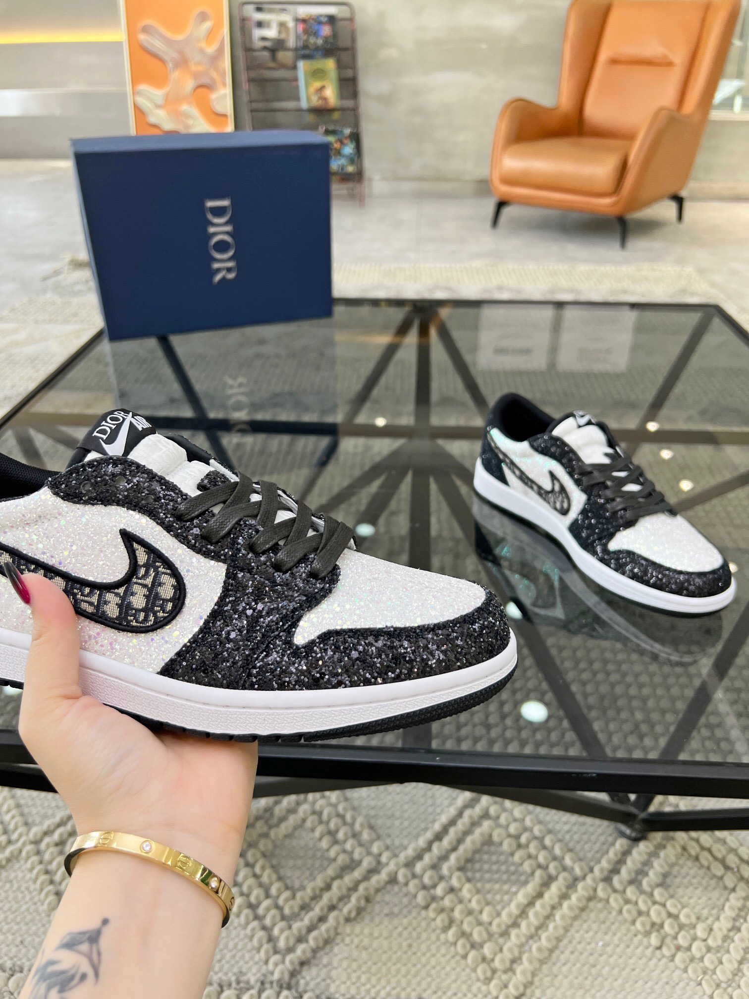 Men D*ior Top Sneakers