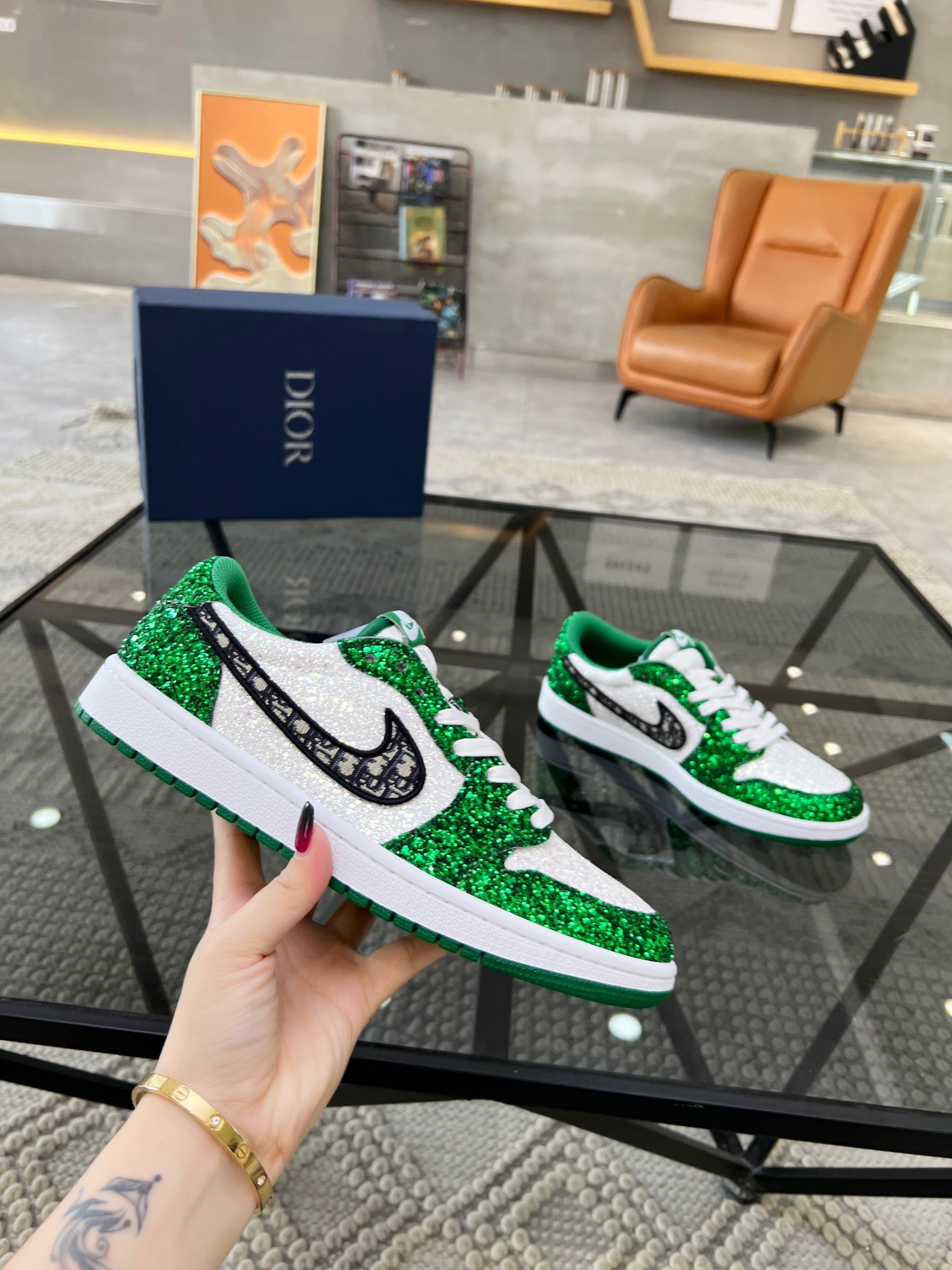 Men D*ior Top Sneakers