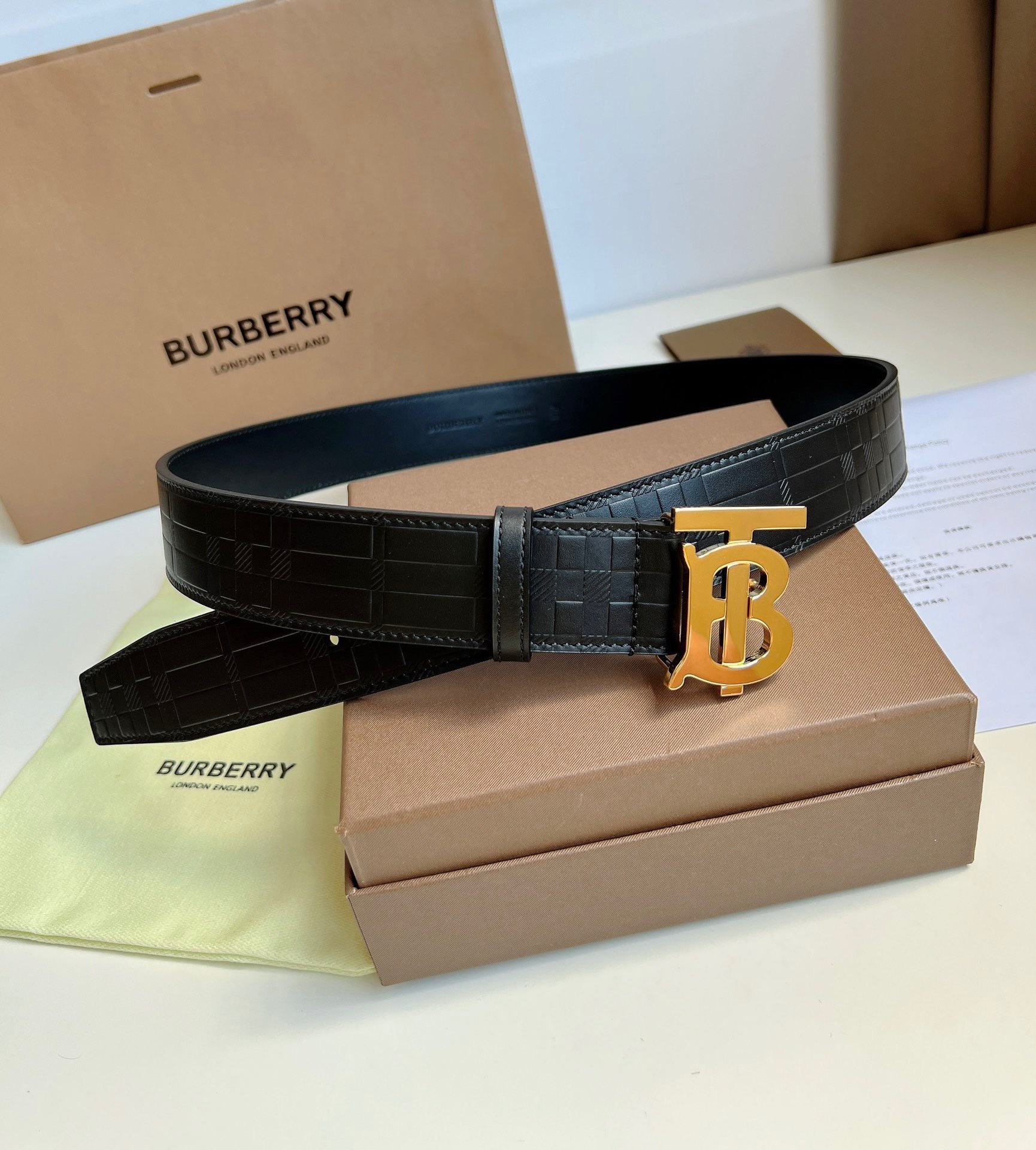 B.urberrry Belts Top Quality 35MM