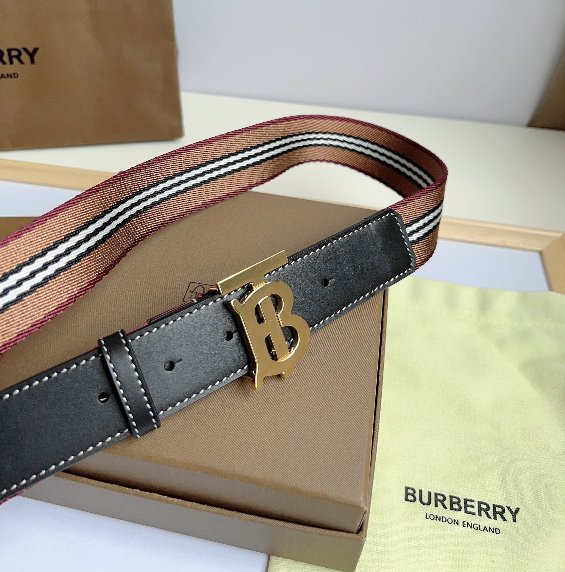 B.urberrry Belts Top Quality 35MM