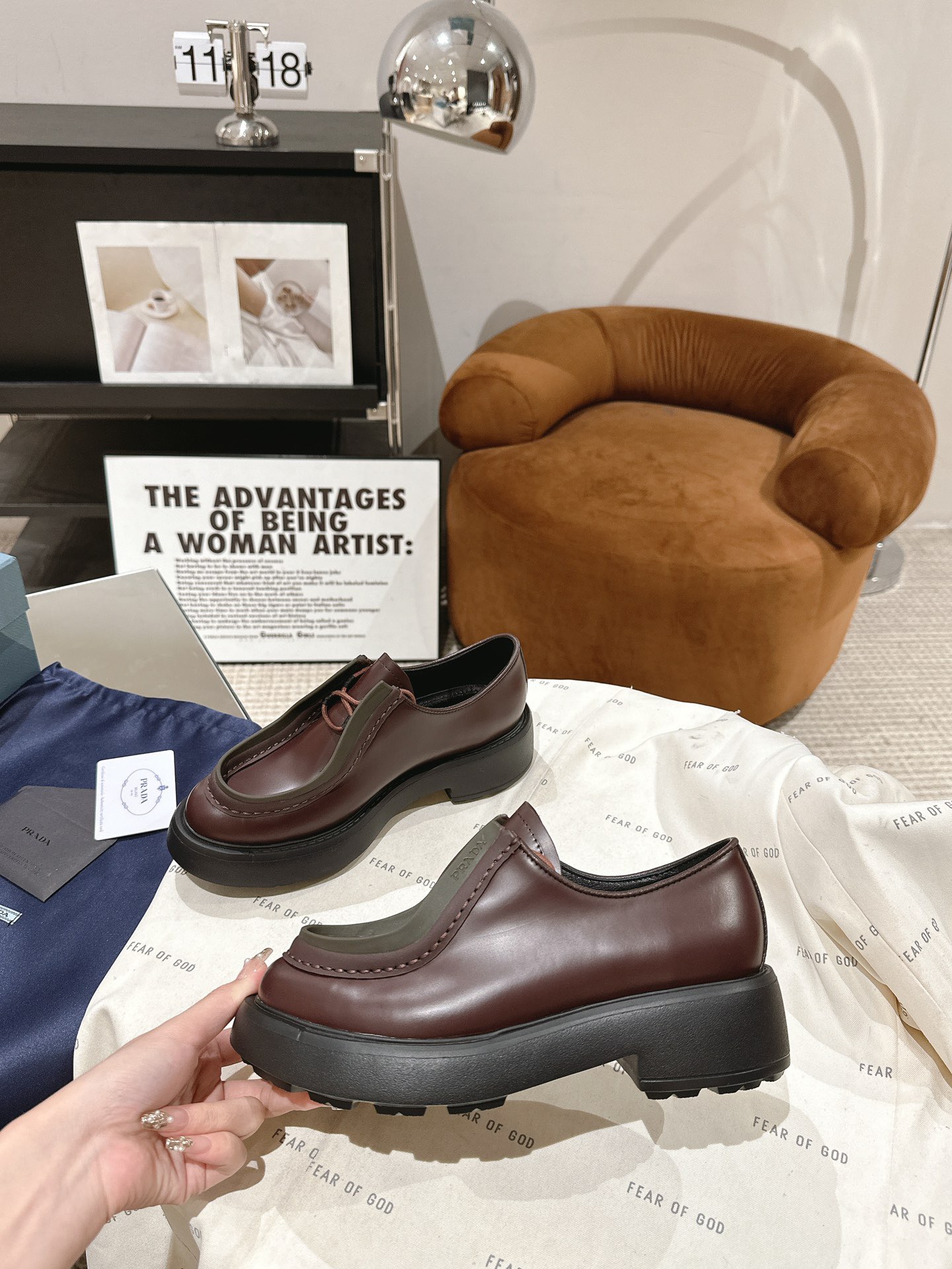 Women P*rada Top Sneaker