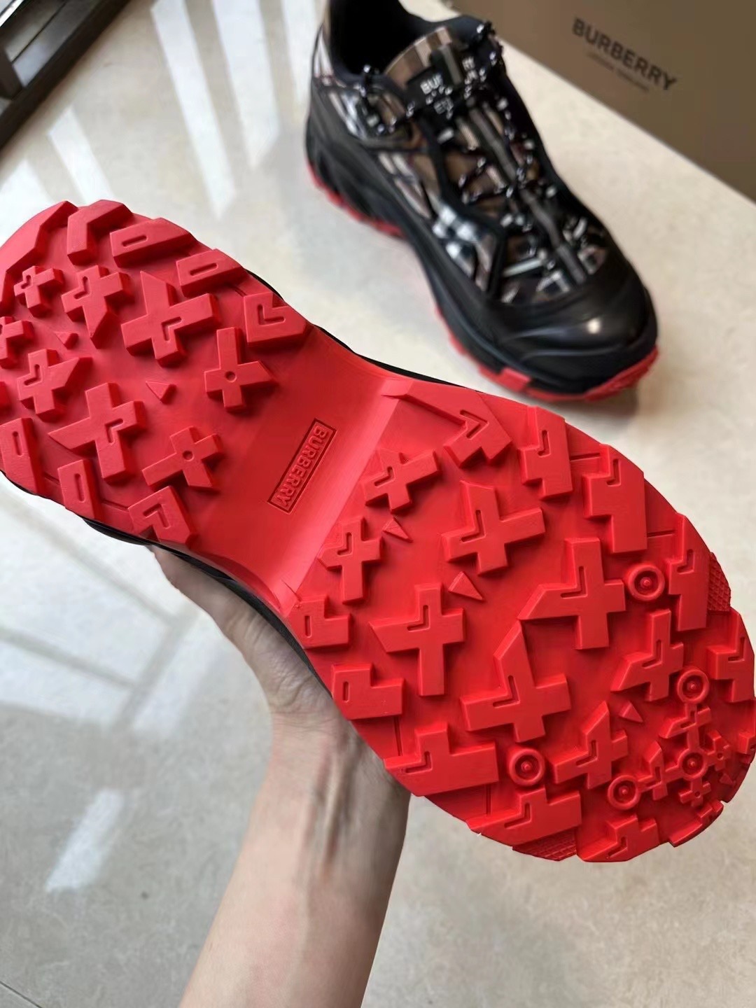 Men B*urberry Top Sneaker Maikesneakers