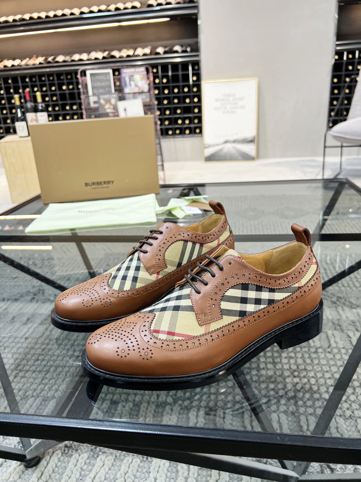 Men B*urberry Top Sneaker Maikesneakers