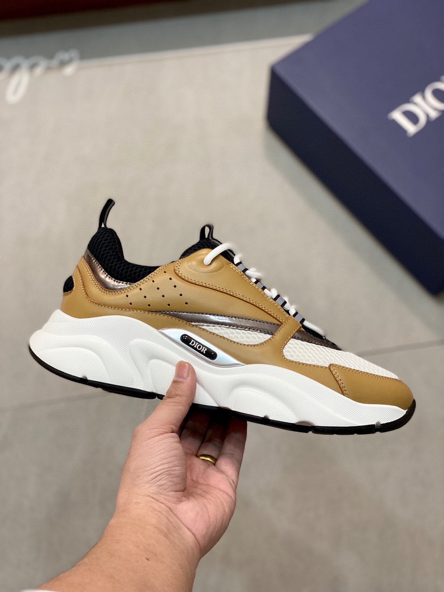 Men D*ior Top Sneaker