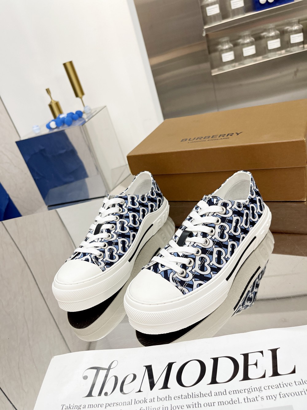 Men B*urberry Top Sneaker