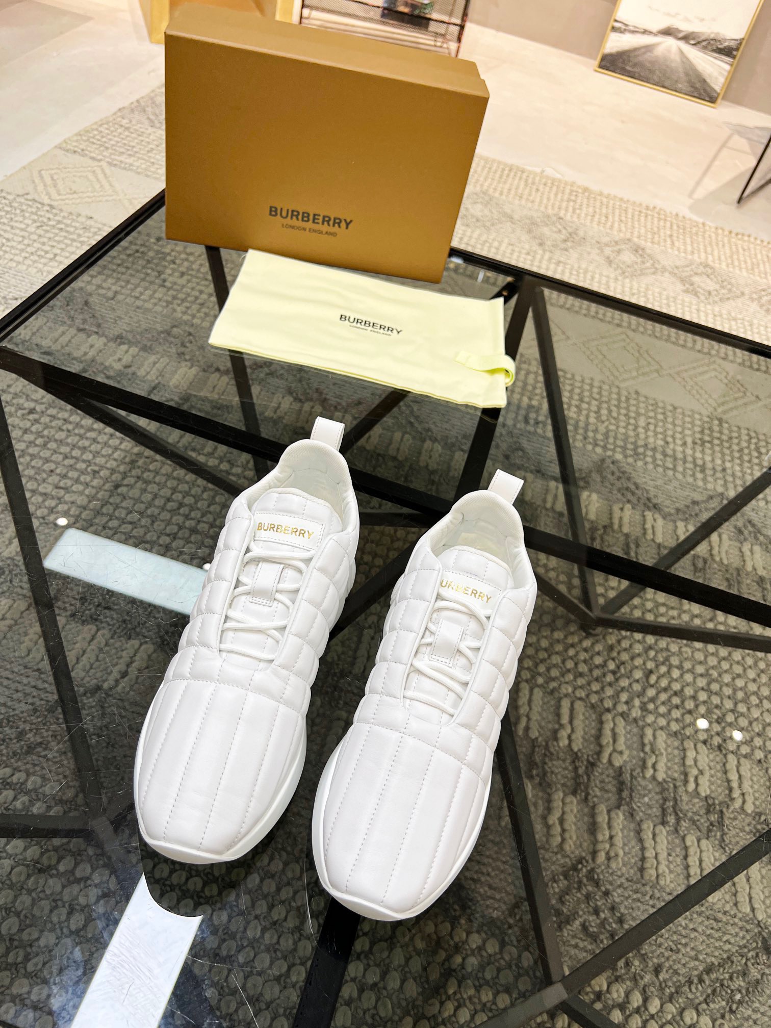 Men B*urberry Top Sneaker