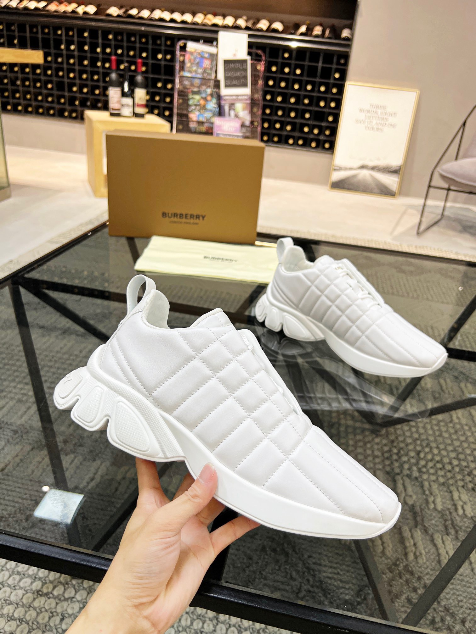 Men B*urberry Top Sneaker