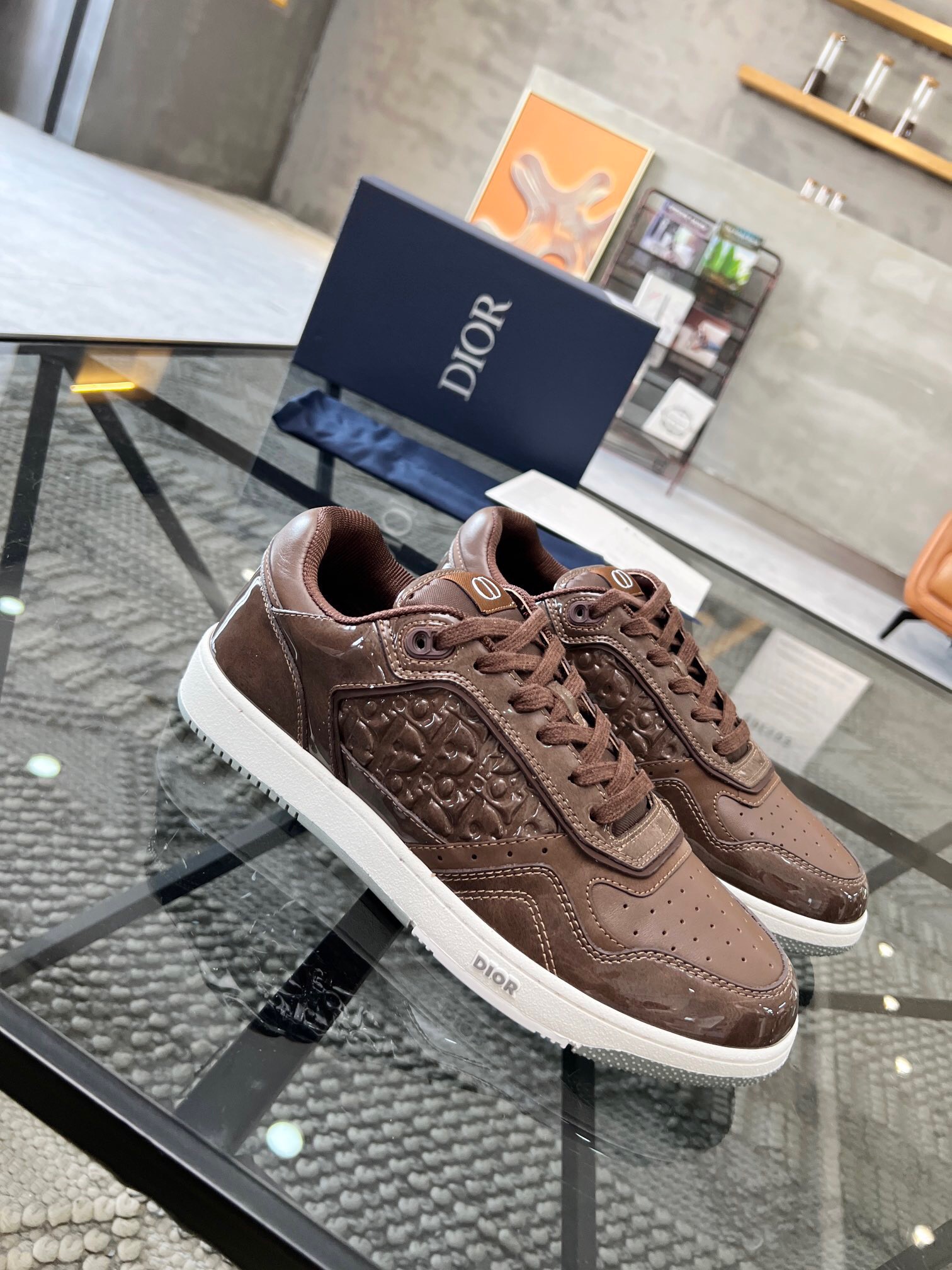 Men Women D*ior Top Sneaker