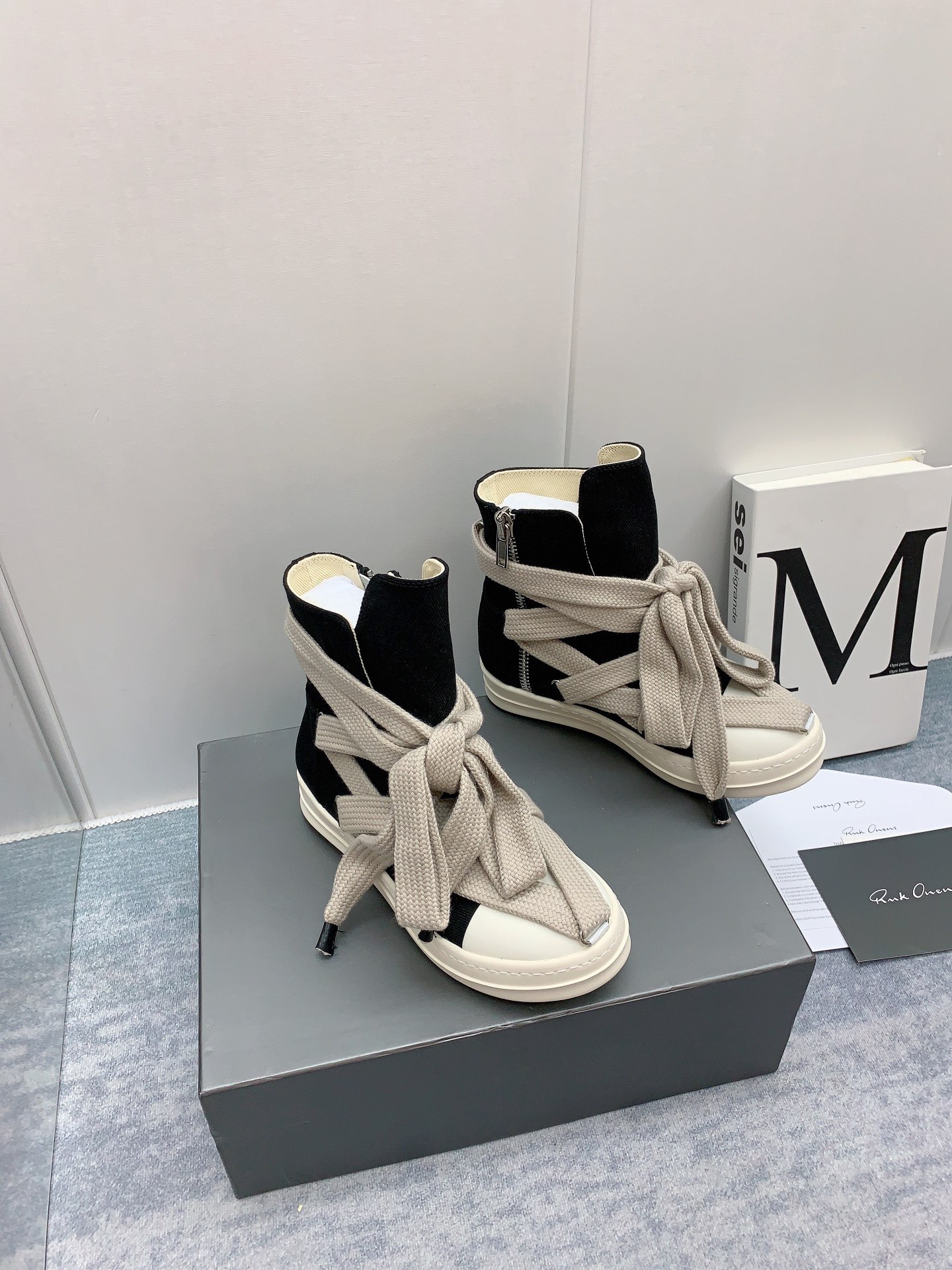 Men Women R*ick O*wens Top Sneaker