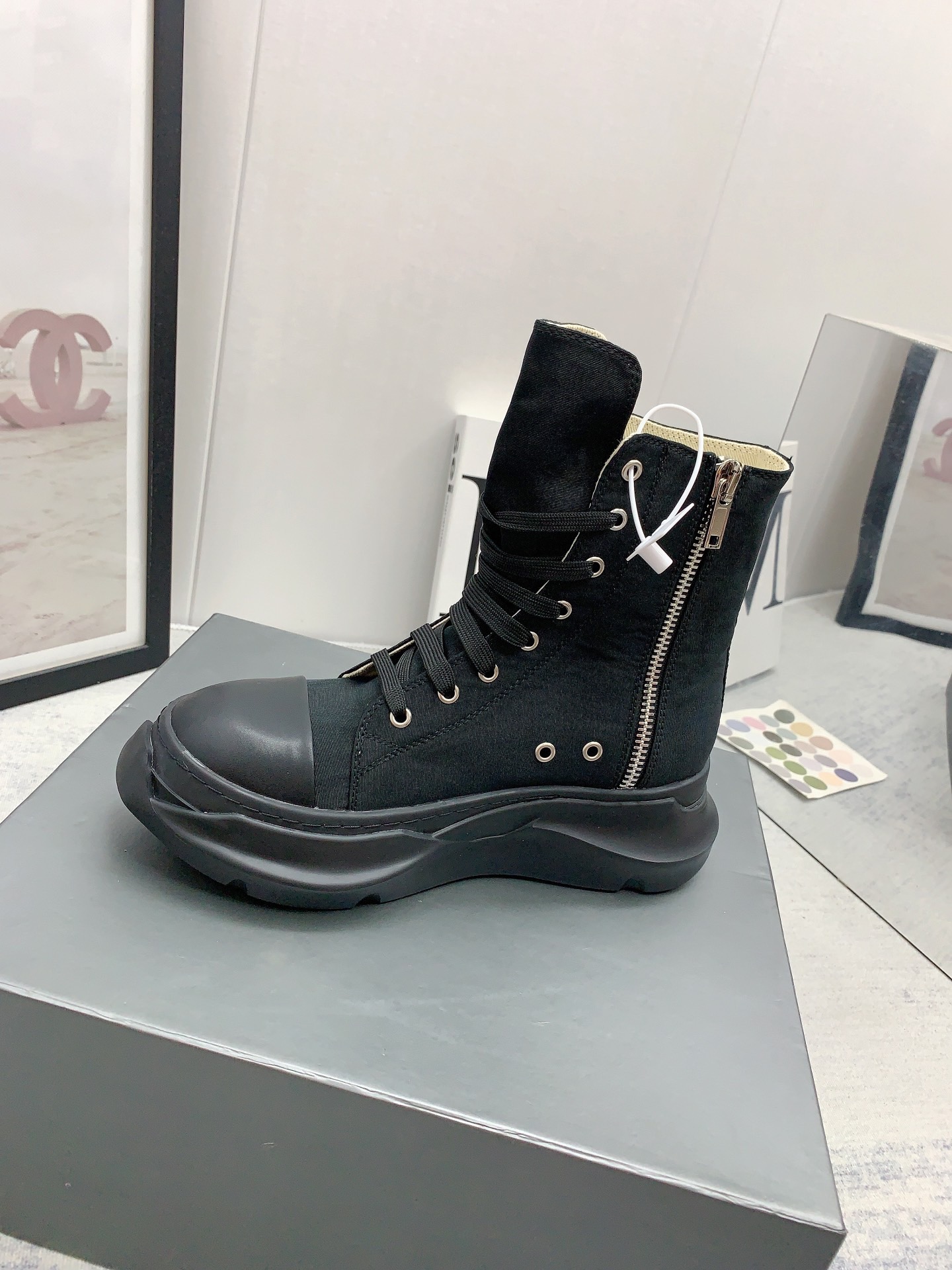 Men Women R*ick O*wens Top Sneaker