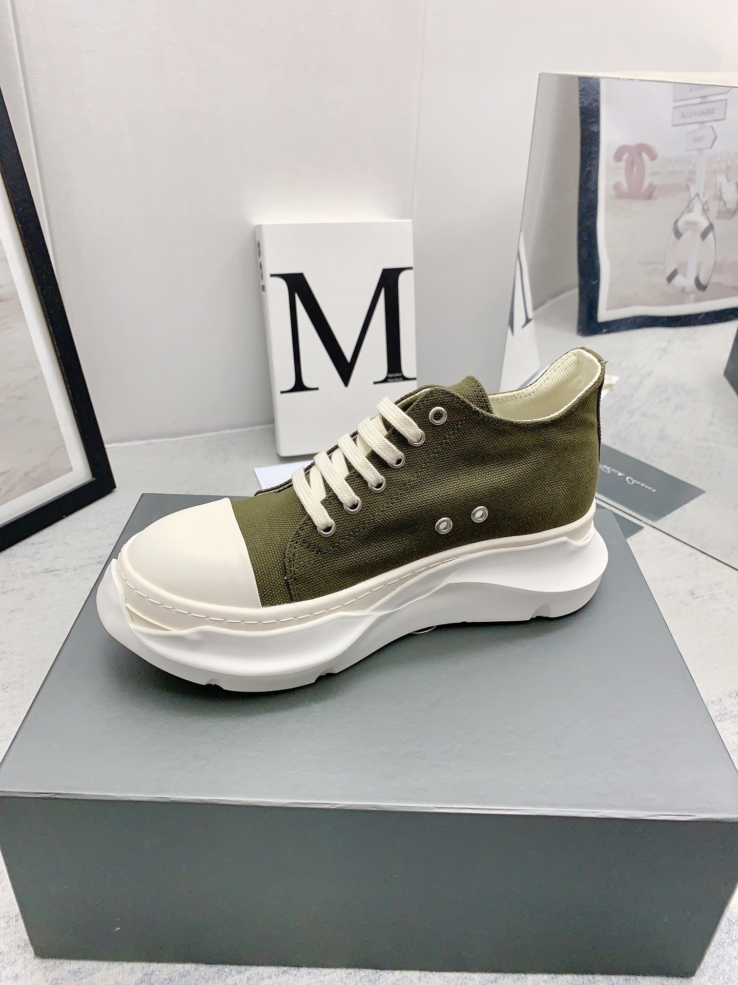 Men Women R*ick O*wens Top Sneaker