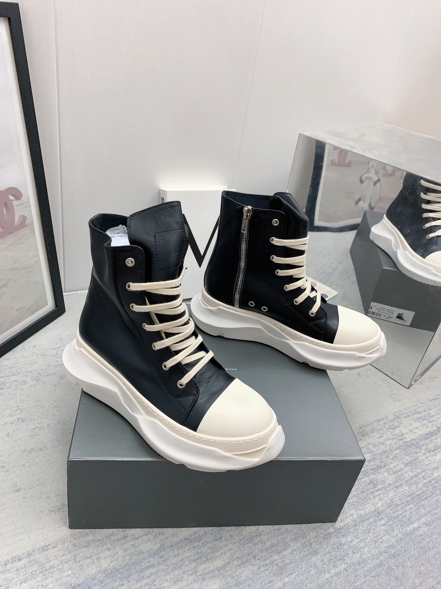 Men Women R*ick O*wens Top Sneaker