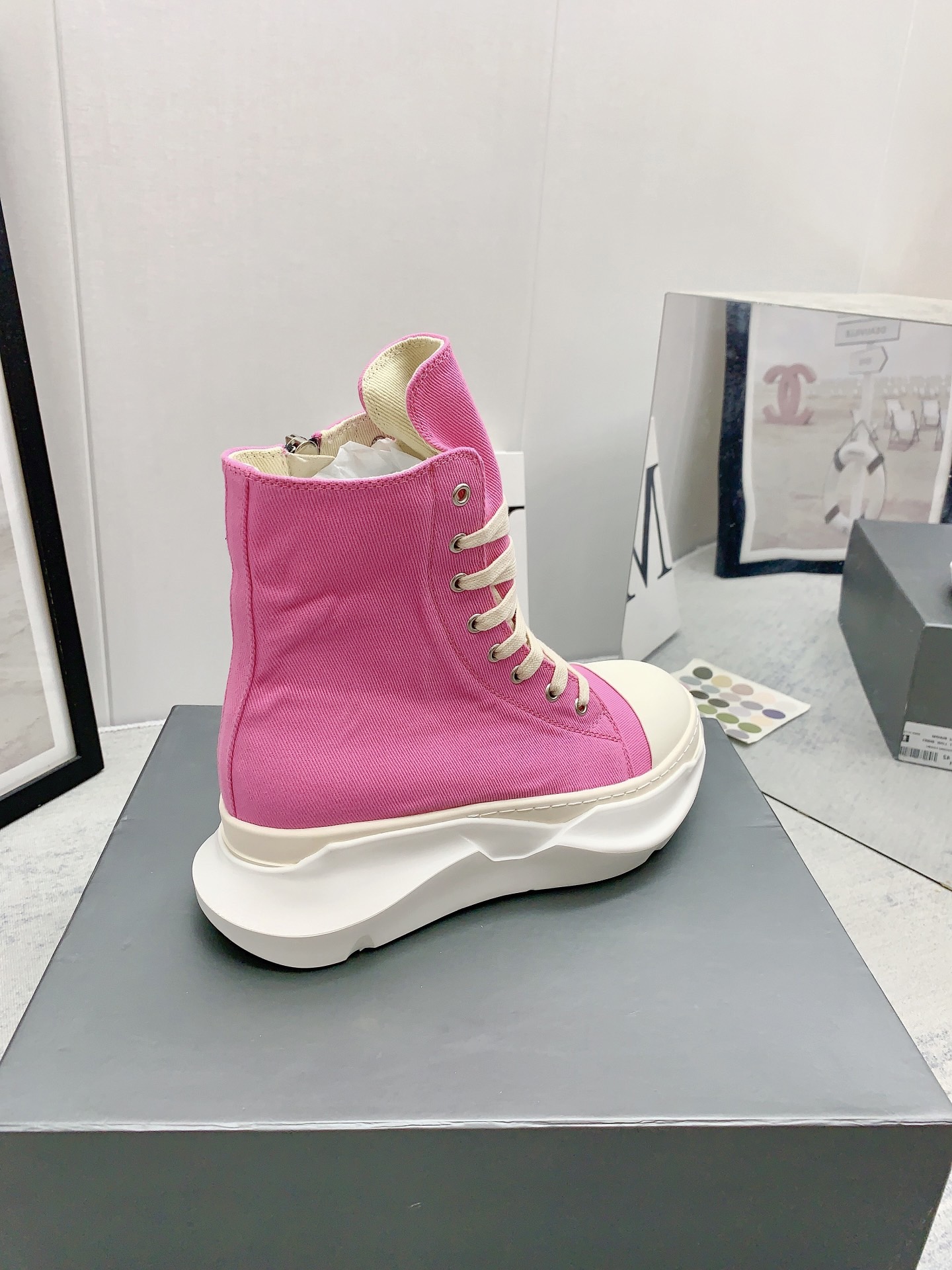 Men Women R*ick O*wens Top Sneaker