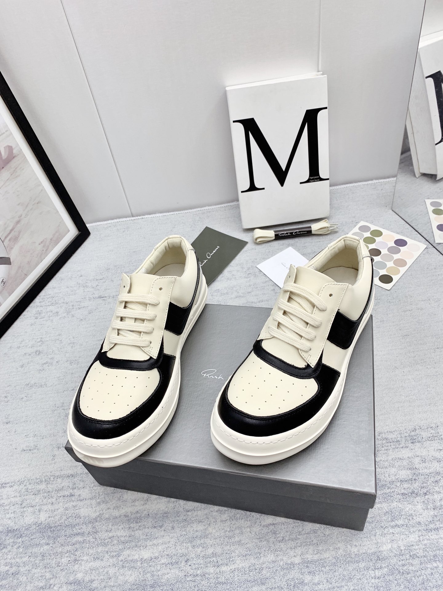 Men Women R*ick O*wens Top Sneaker