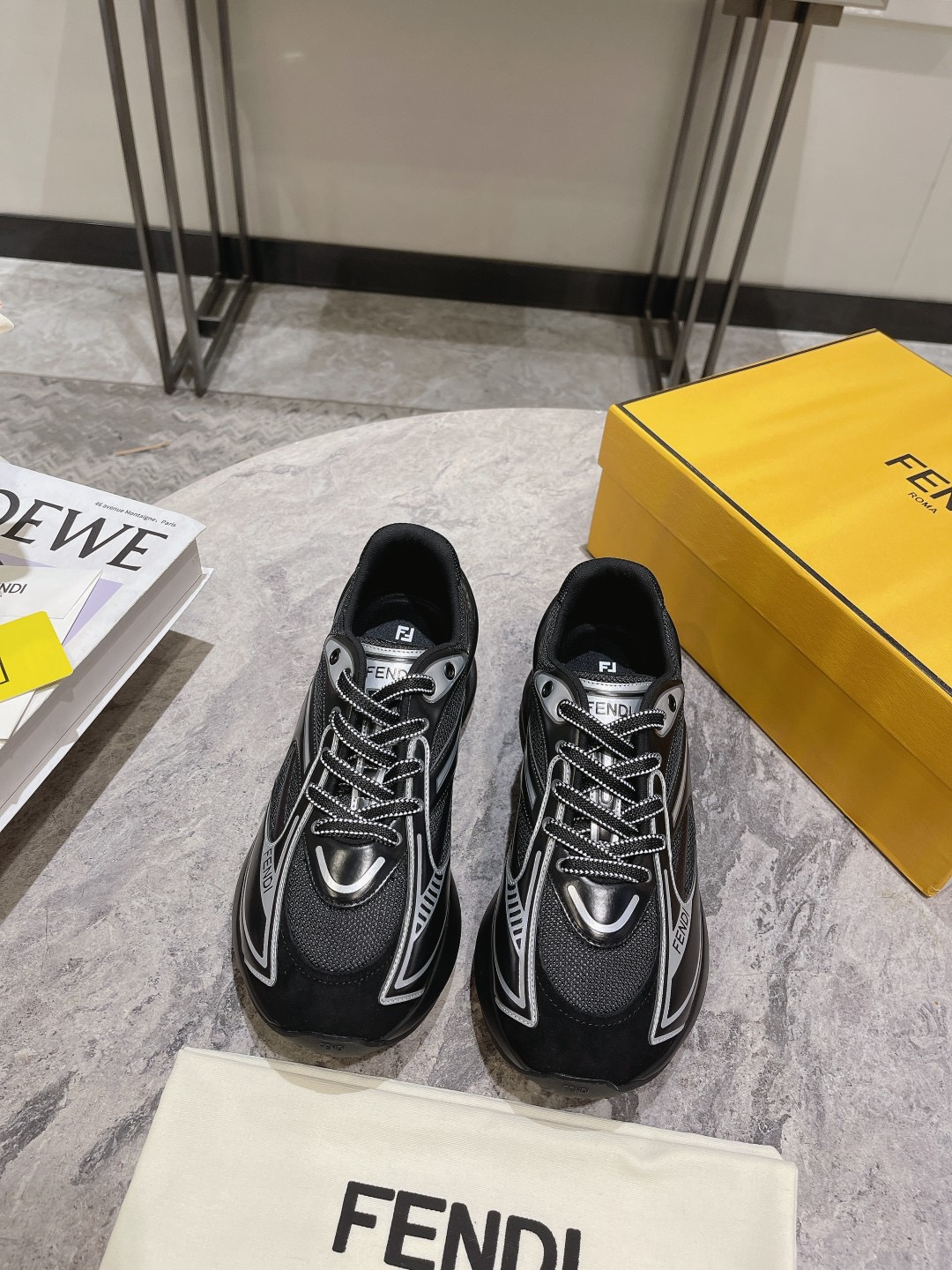 Men Women F*endi Top Sneaker