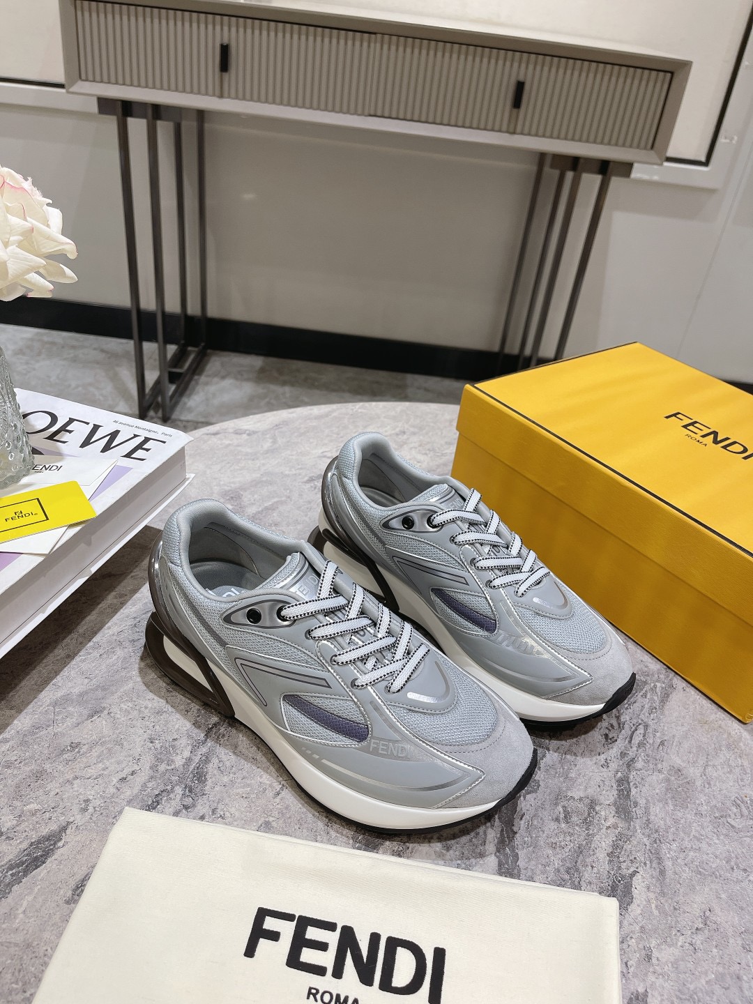 Men Women F*endi Top Sneaker