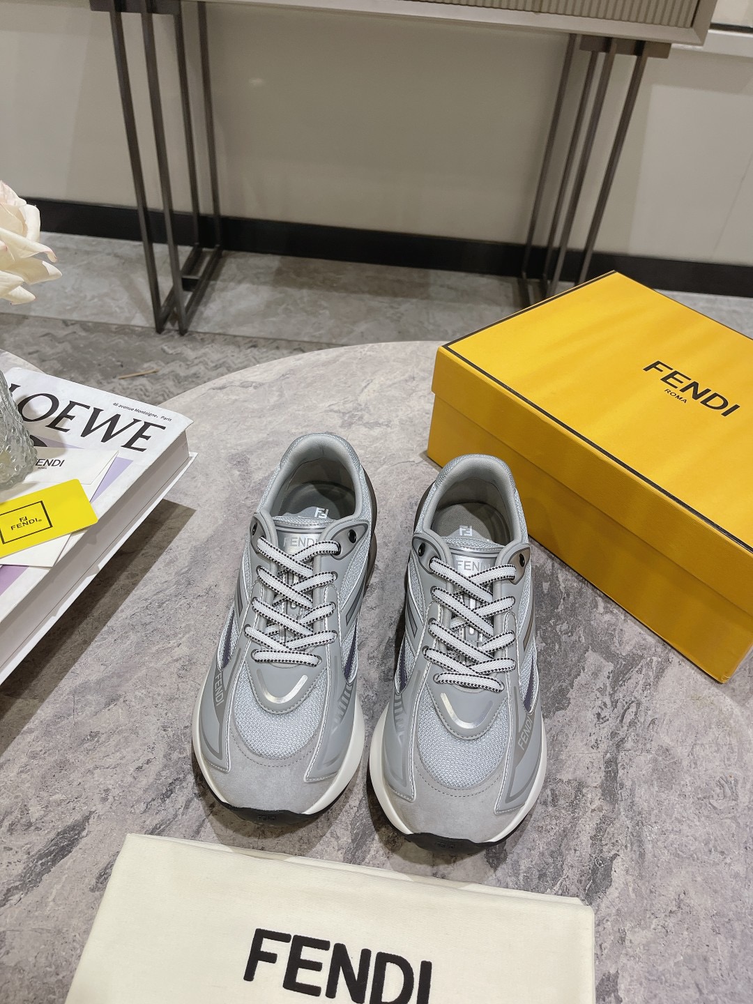 Men Women F*endi Top Sneaker