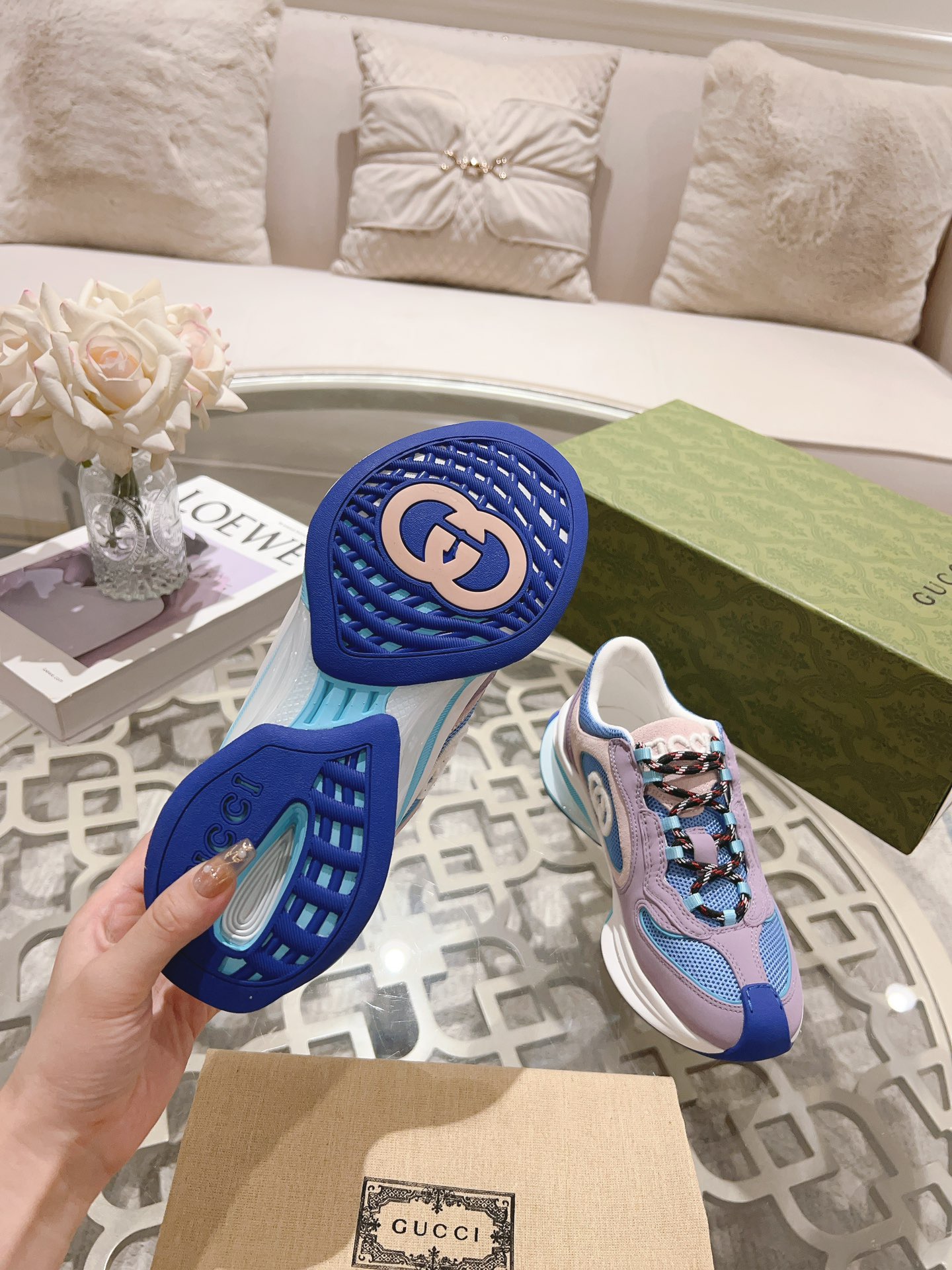 Men Women G*ucci Top Sneaker