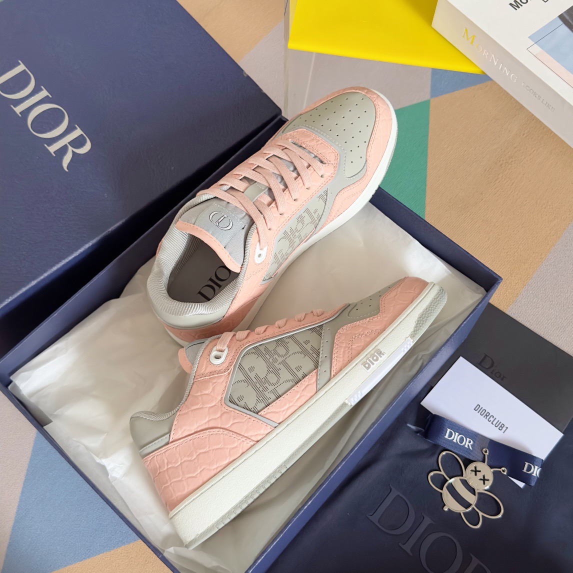 Men Women D*ior Top Sneaker