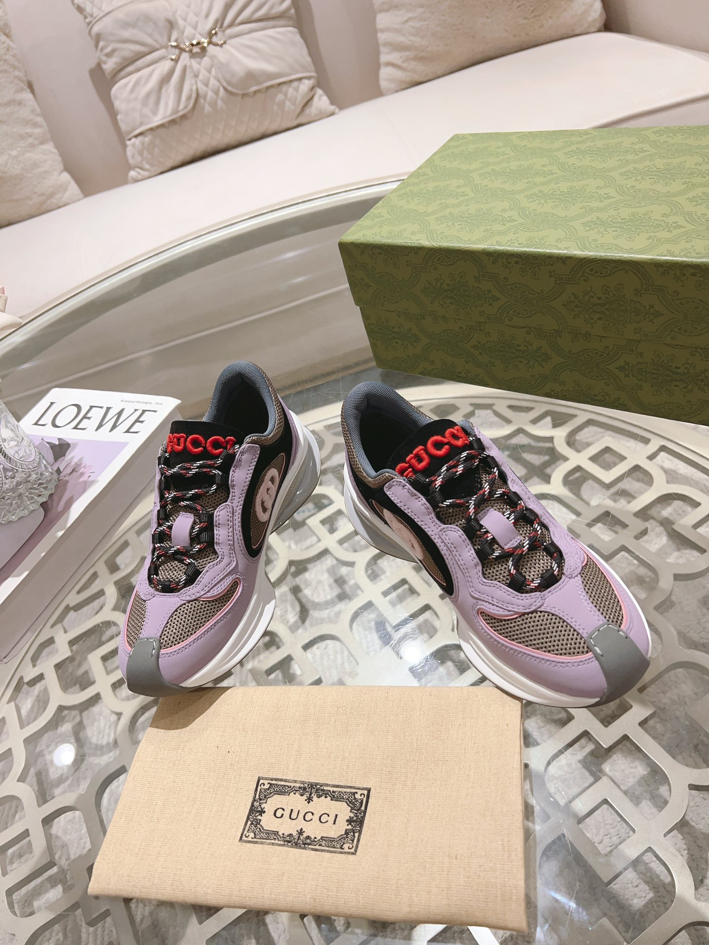 Men Women G*ucci Top Sneaker