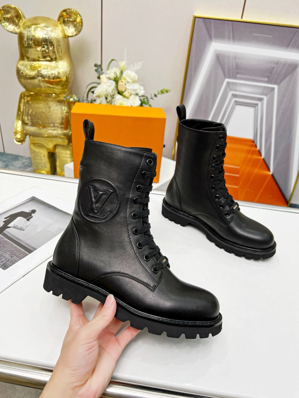 Men L*ouis V*uitton Top Sneaker