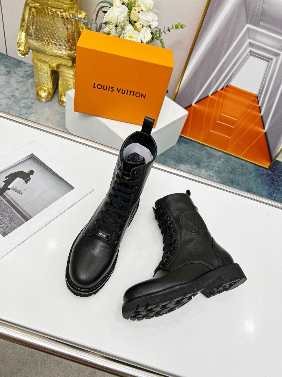 Men L*ouis V*uitton Top Sneaker