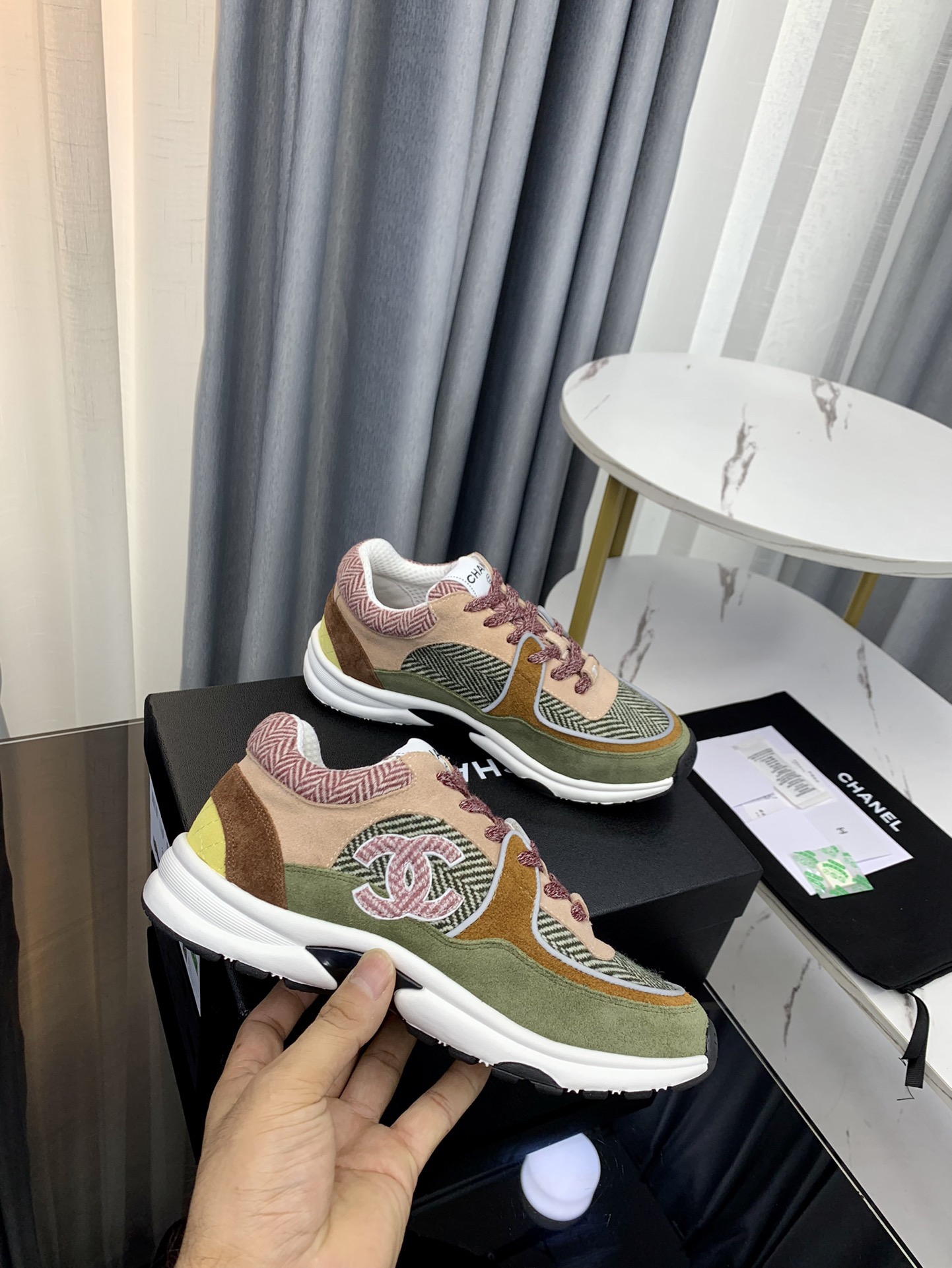 Men Women C*hanel Top Sneaker