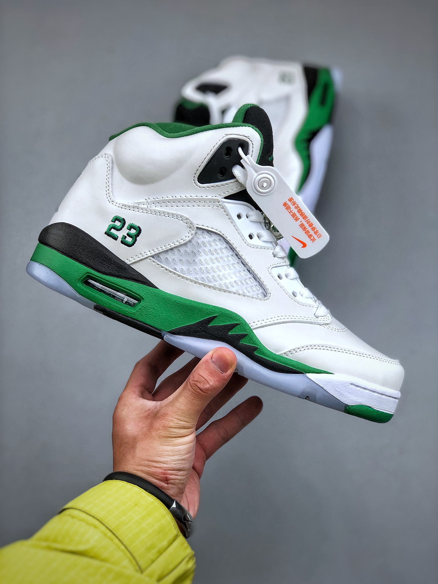 Men women Nike Air Jordan Air Jordan 5 WMNS “Lucky Green” aj
