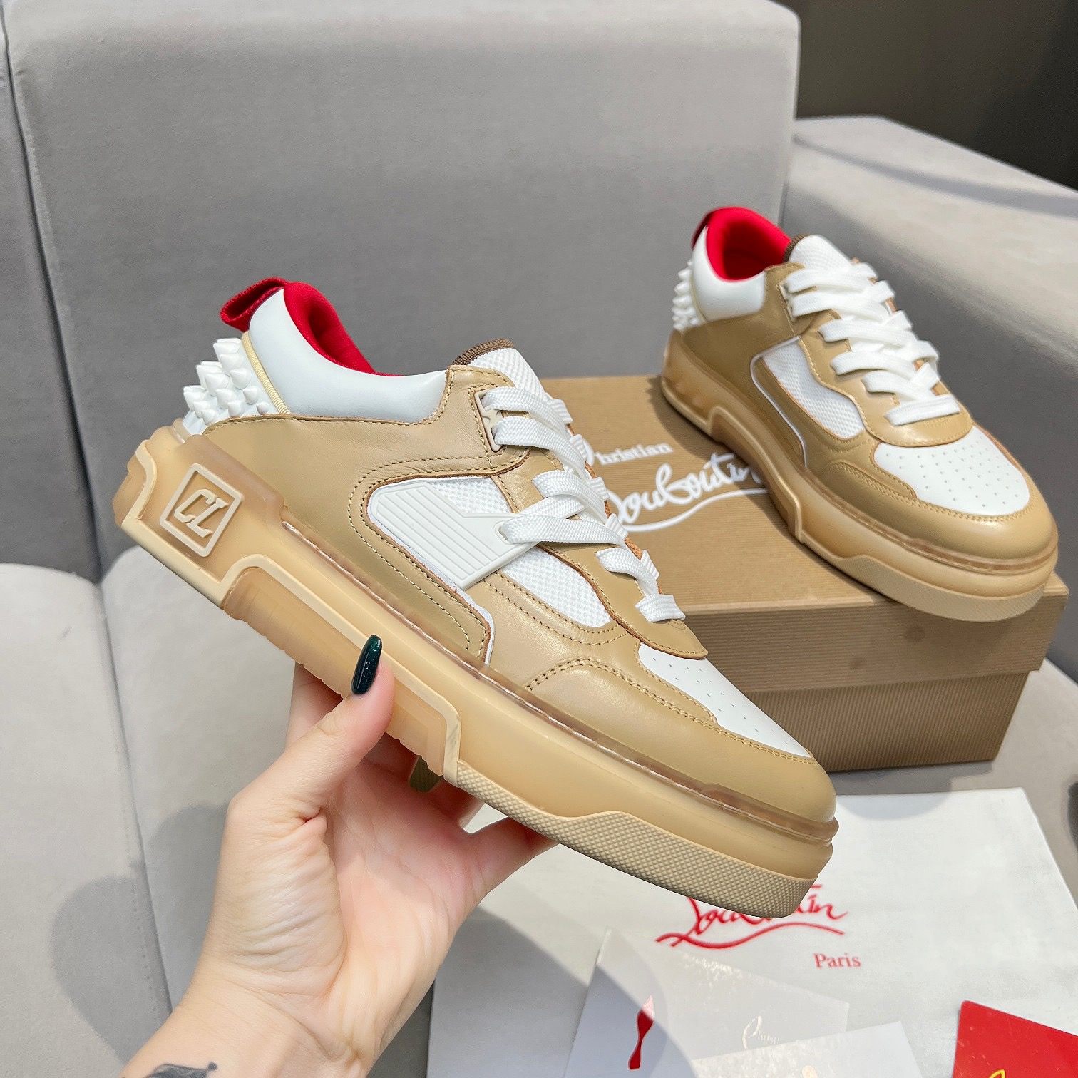 C*hristian ·Louboutin men women TOP sneakers