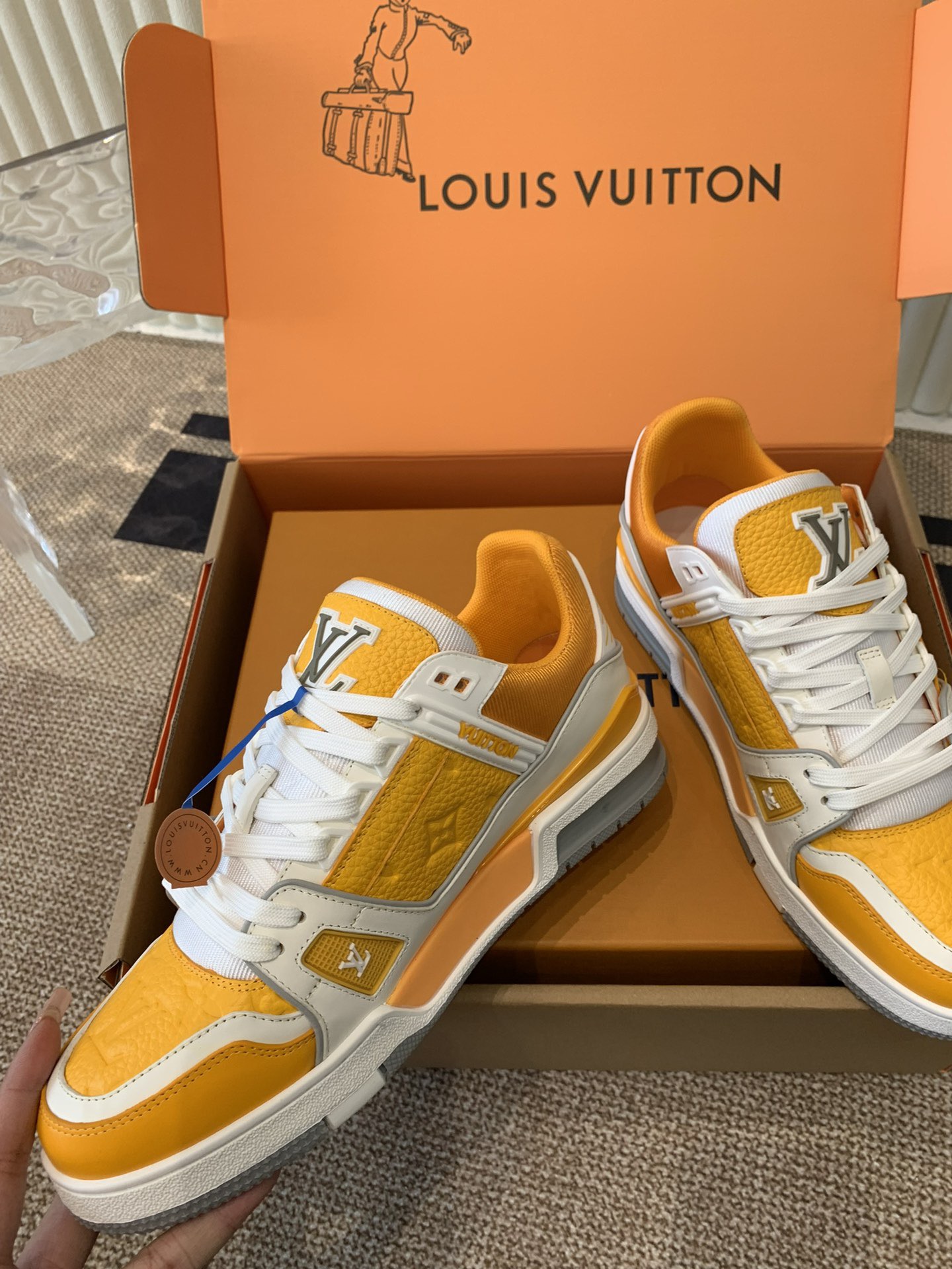 Men Women L*ouis V*uitton Top Sneaker L*V Trainer