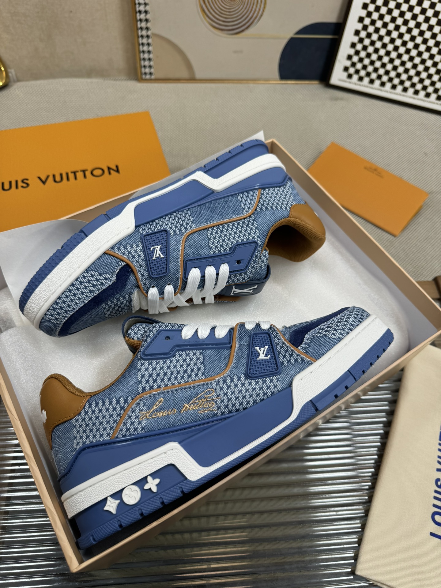 Men Women L*ouis V*uitton Top Sneaker L*V Trainer