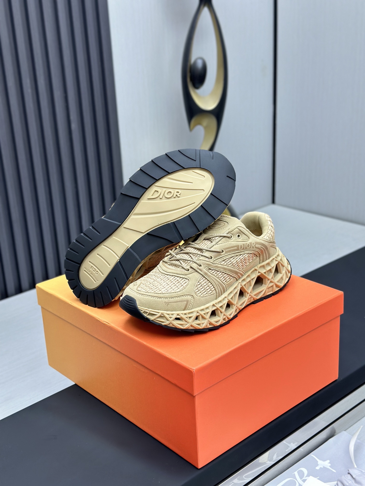 Men D*ior Top Sneaker（）