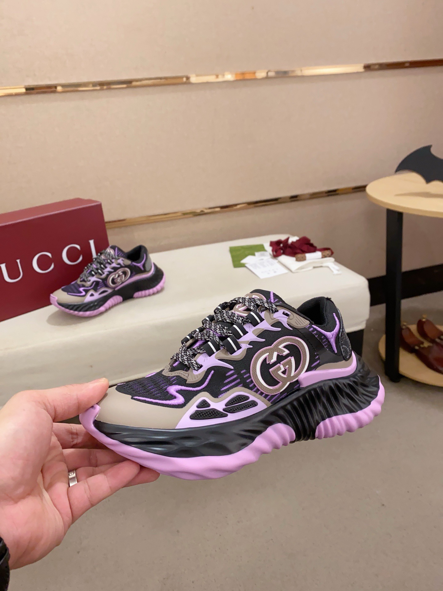 Men Women G*ucci Top Sneaker