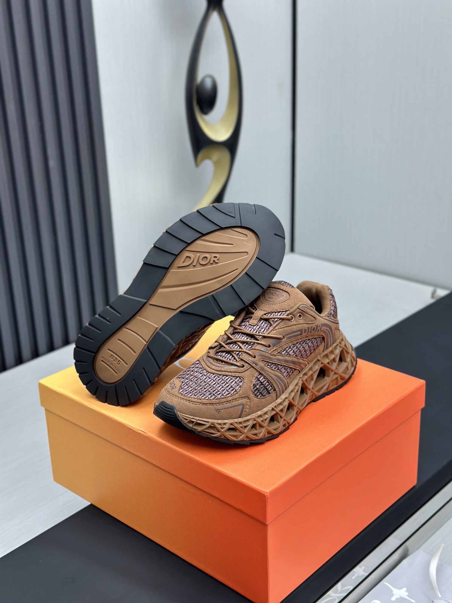 Men D*ior Top Sneaker（）