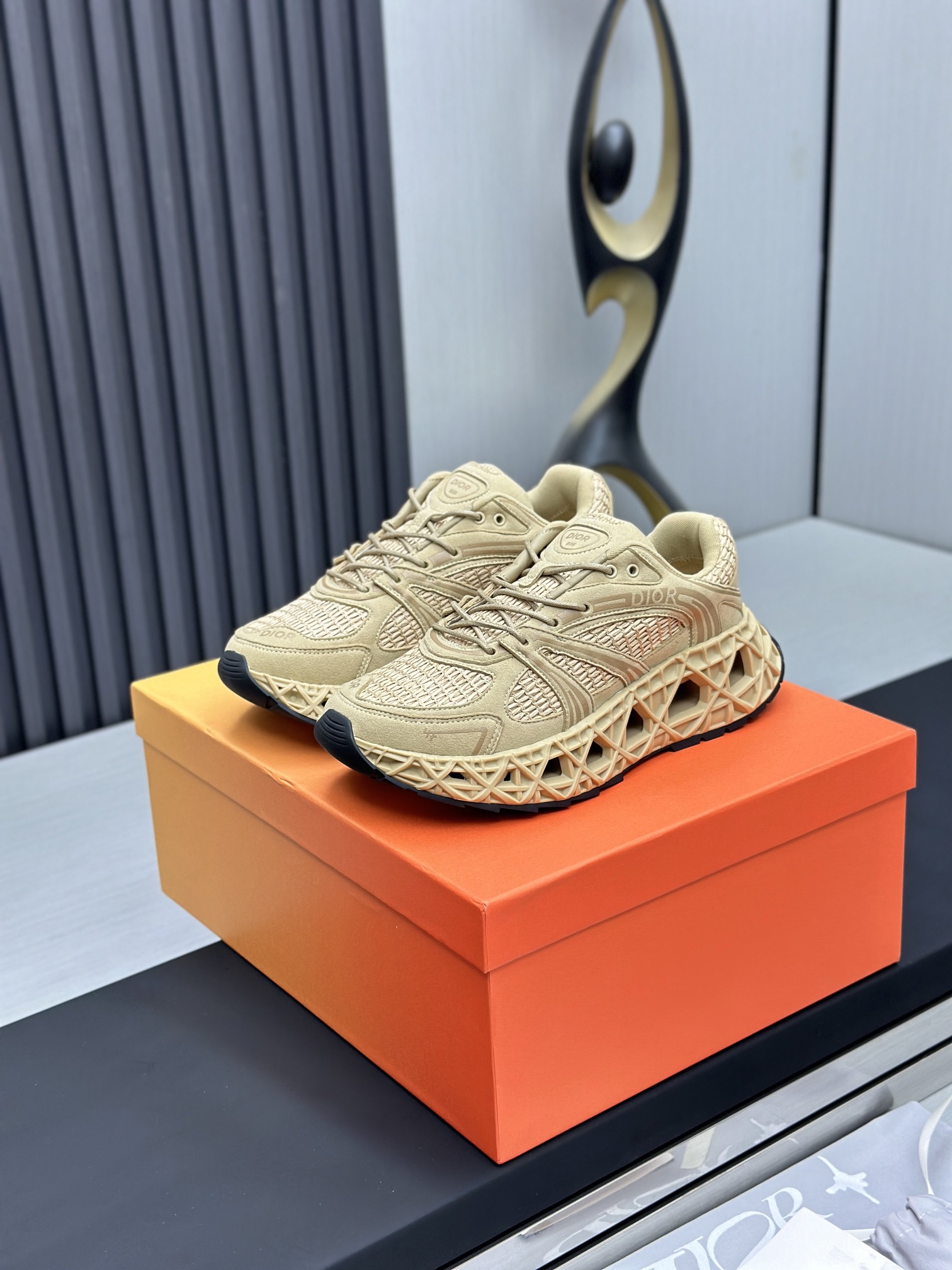 Men D*ior Top Sneaker（）