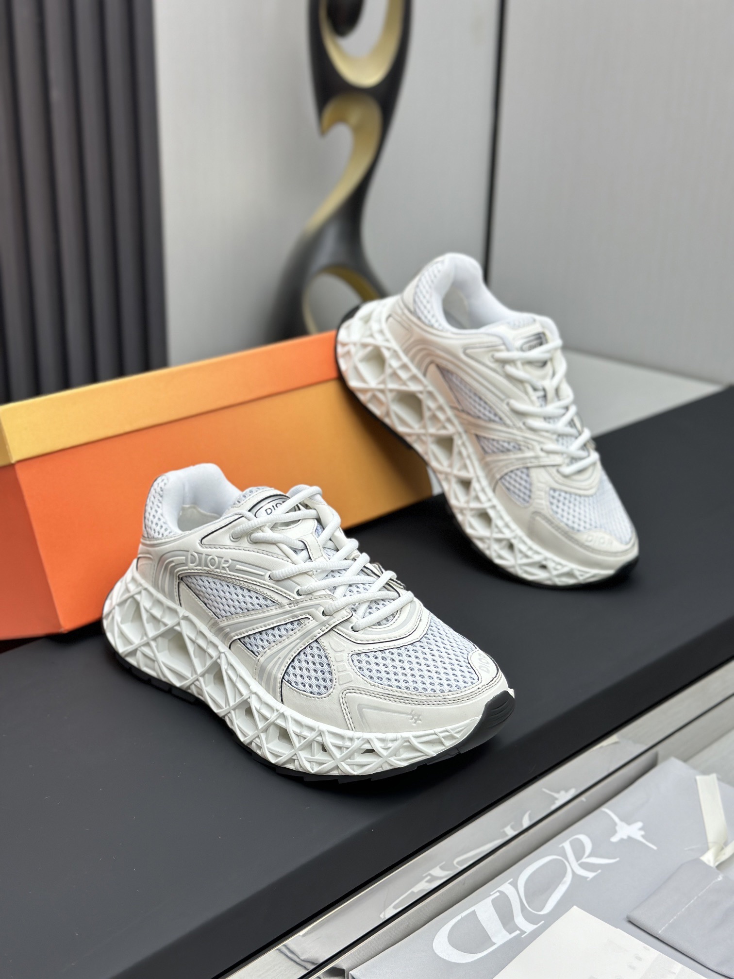 Men D*ior Top Sneaker（）