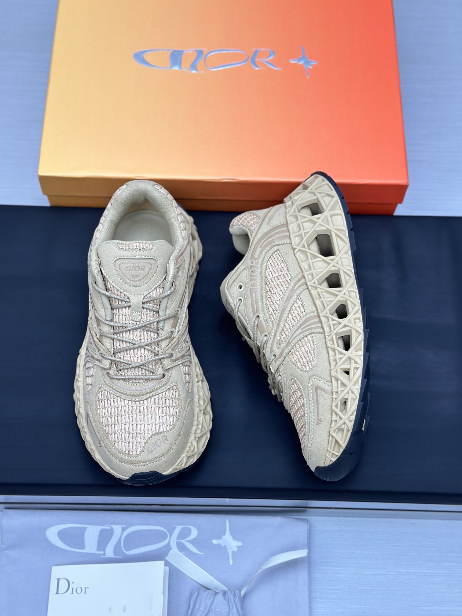 Men D*ior Top Sneaker（）