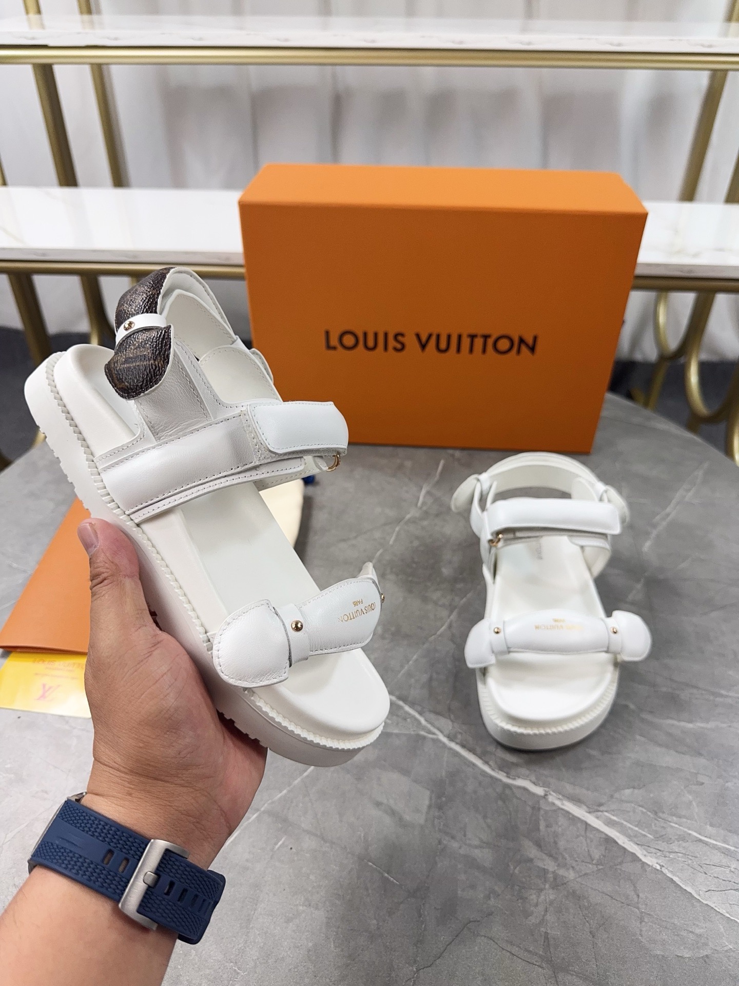 Women L*ouis V*uitton Top Sandals
