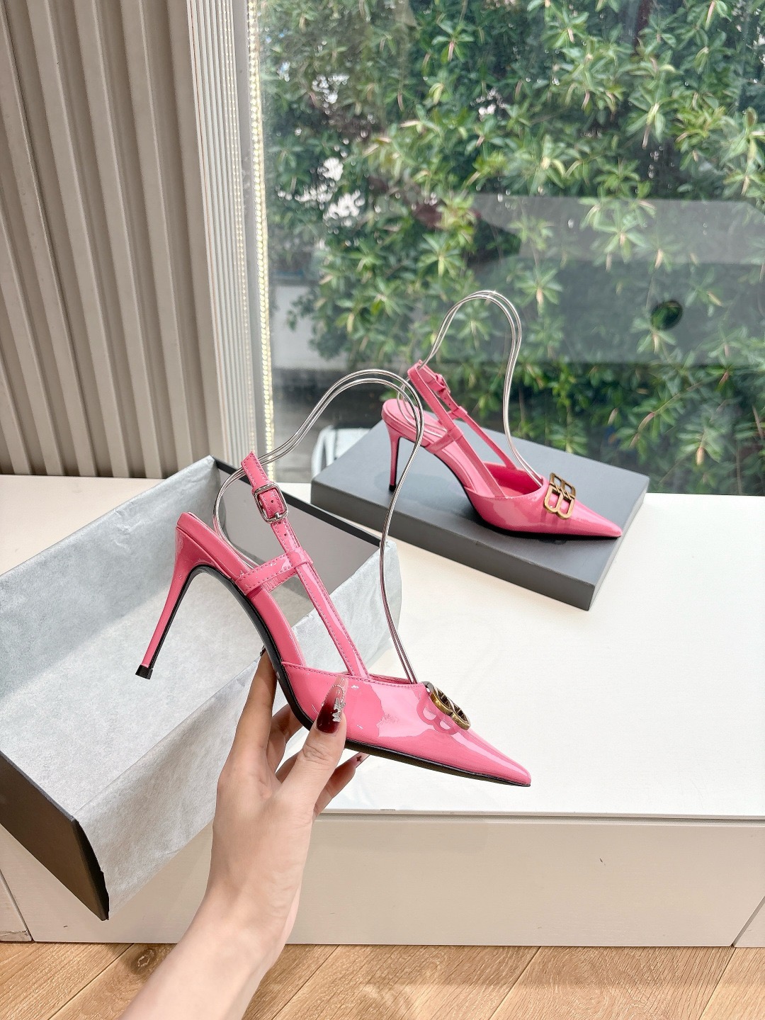 Women B*lenciaga Top Sandals