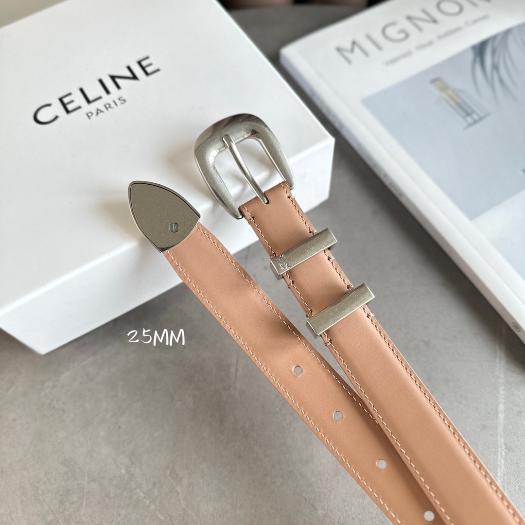 C* eline Belts Top Quality 25MM