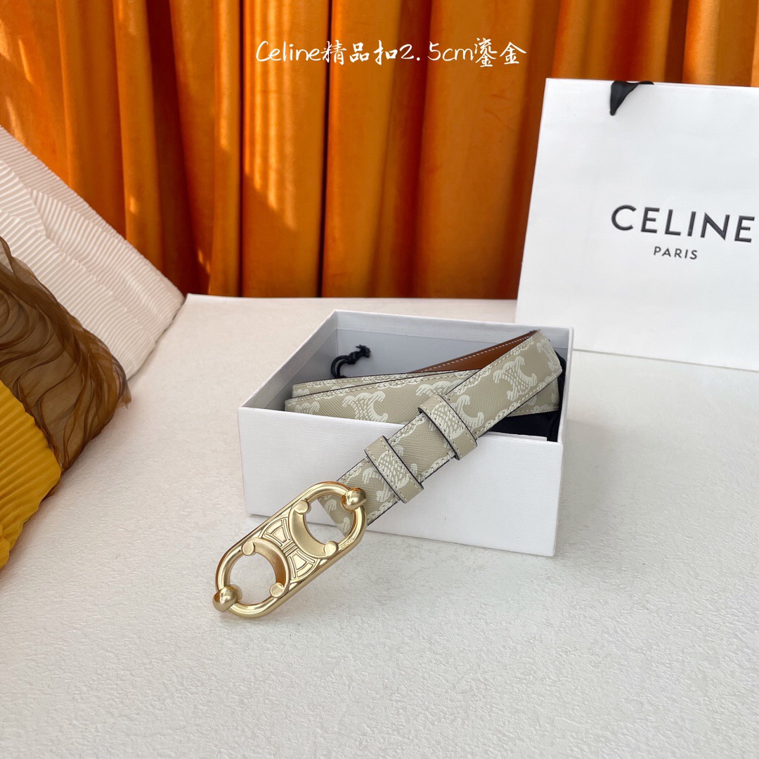 C* eline Belts Top Quality 25MM
