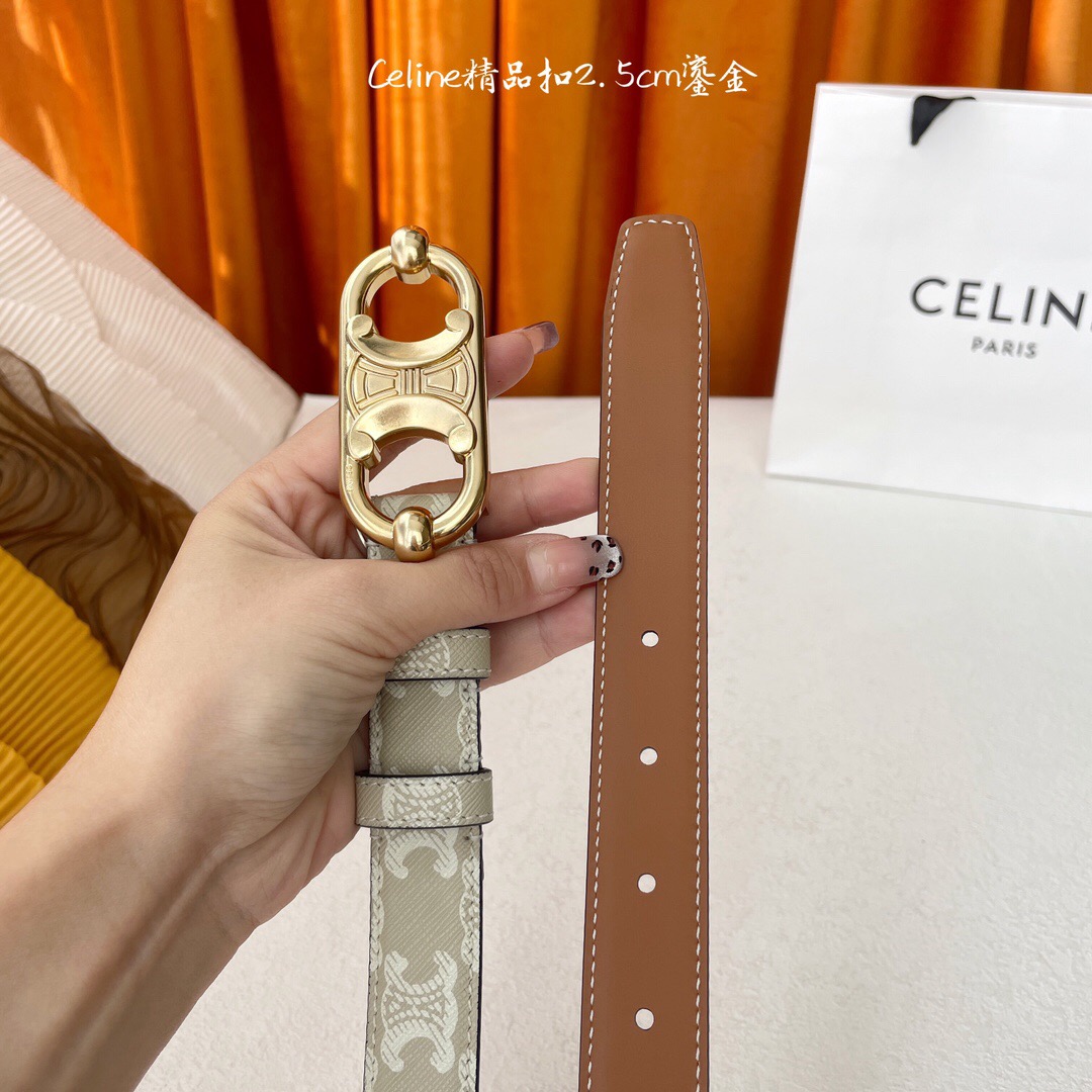 C* eline Belts Top Quality 25MM
