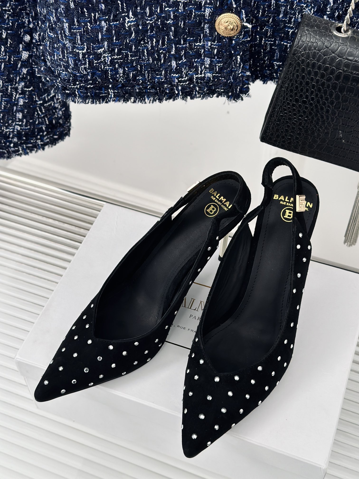 Women Top Quality B*almain shoes 10cm