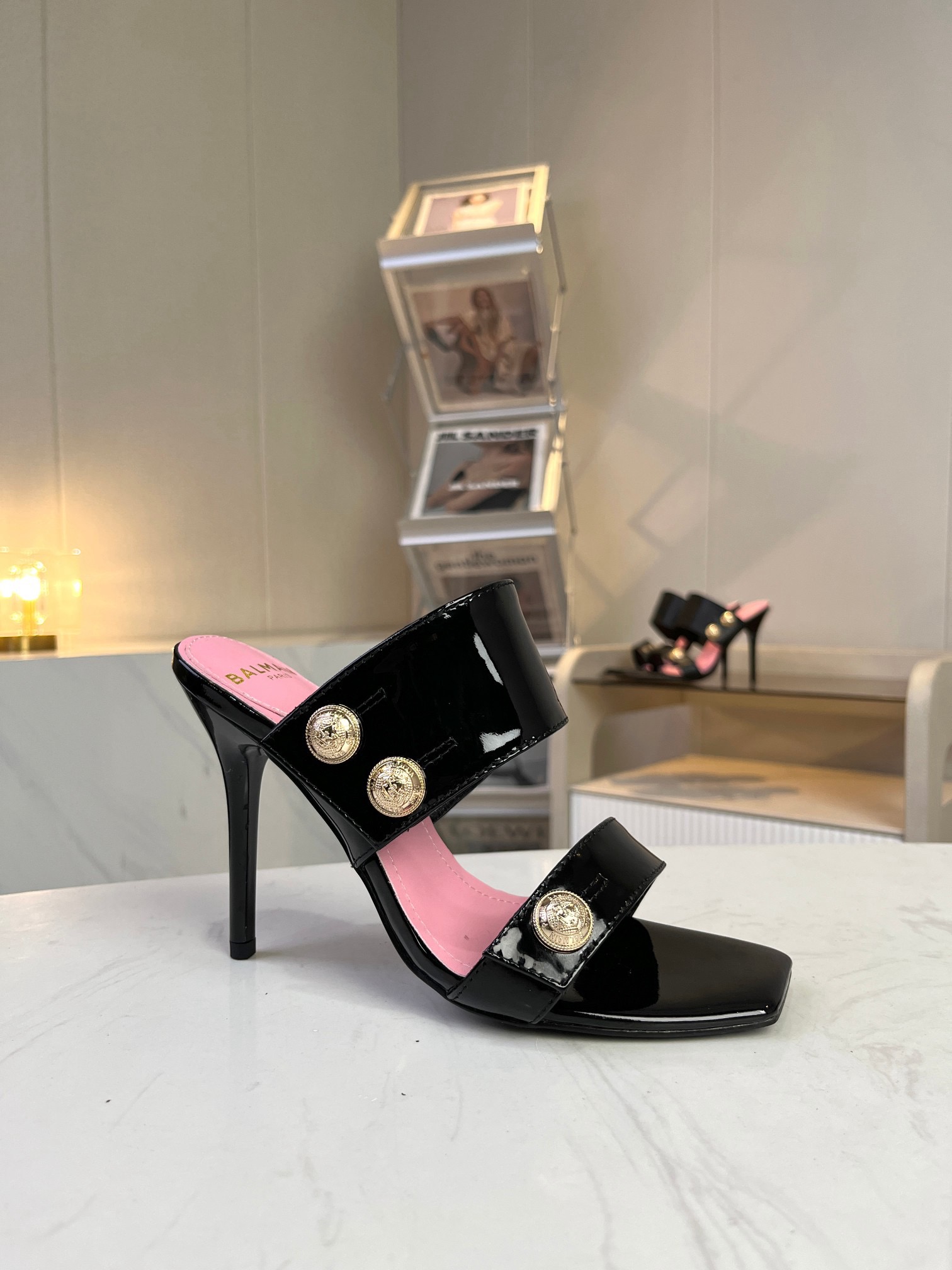 Women Top Quality B*almain shoes 10.5cm