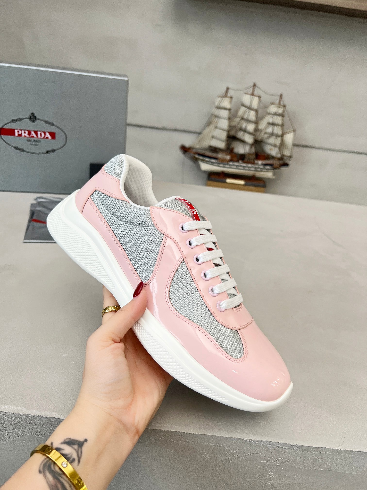 Women Men Top Quality P*rada shoes