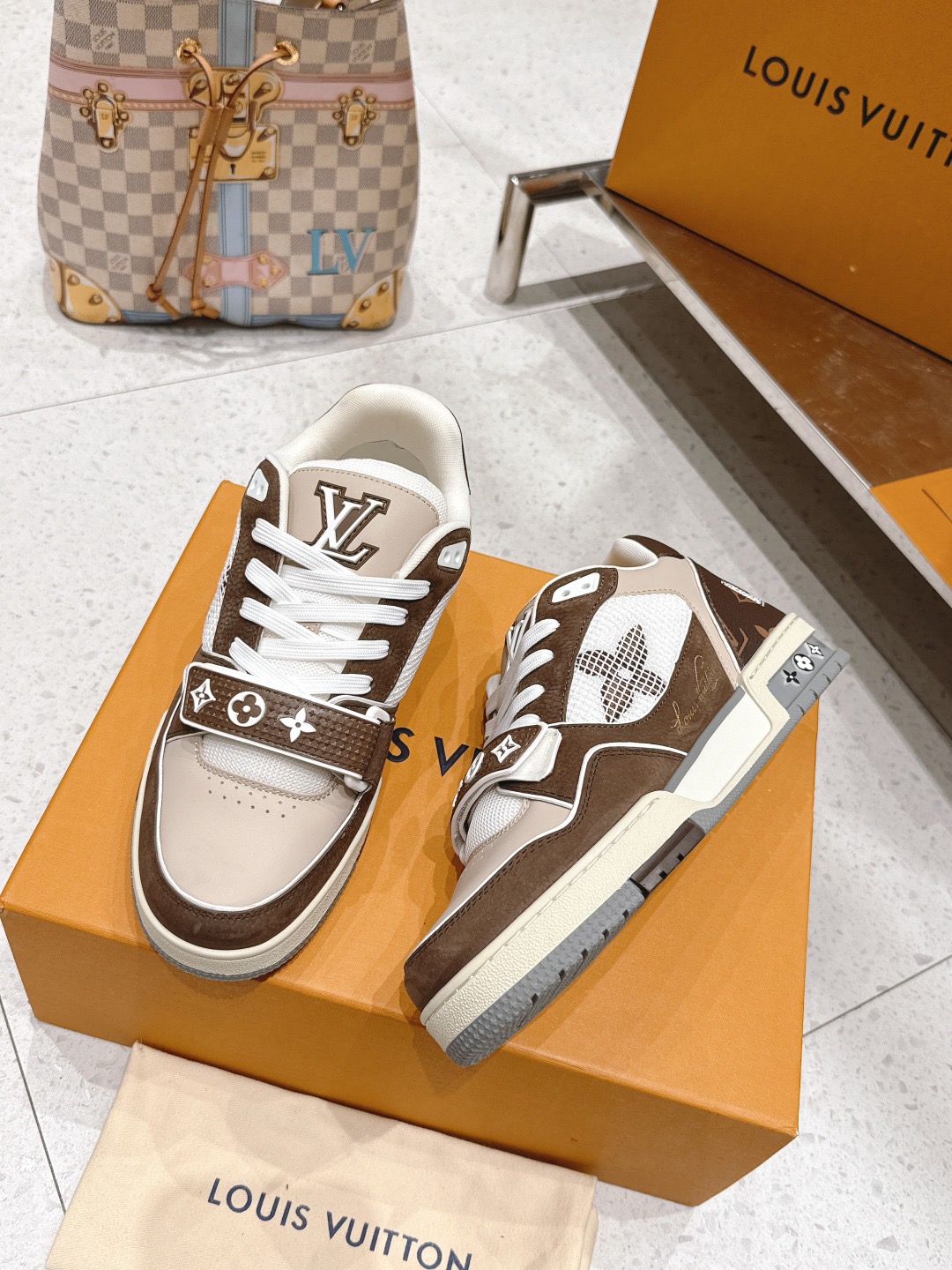 Men Women L*ouis V*uitton Top Sneaker L*V Trainer size 35-46