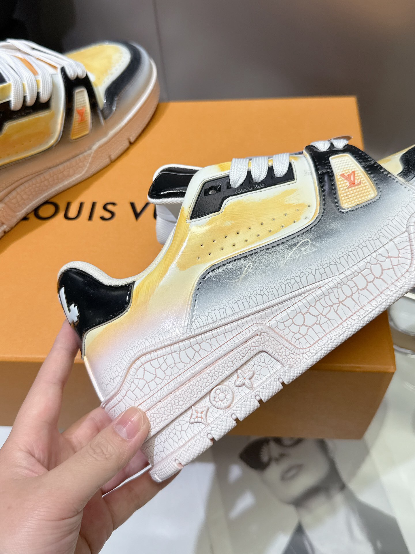 Men Women L*ouis V*uitton Top Sneaker L*V Trainer size 35-46