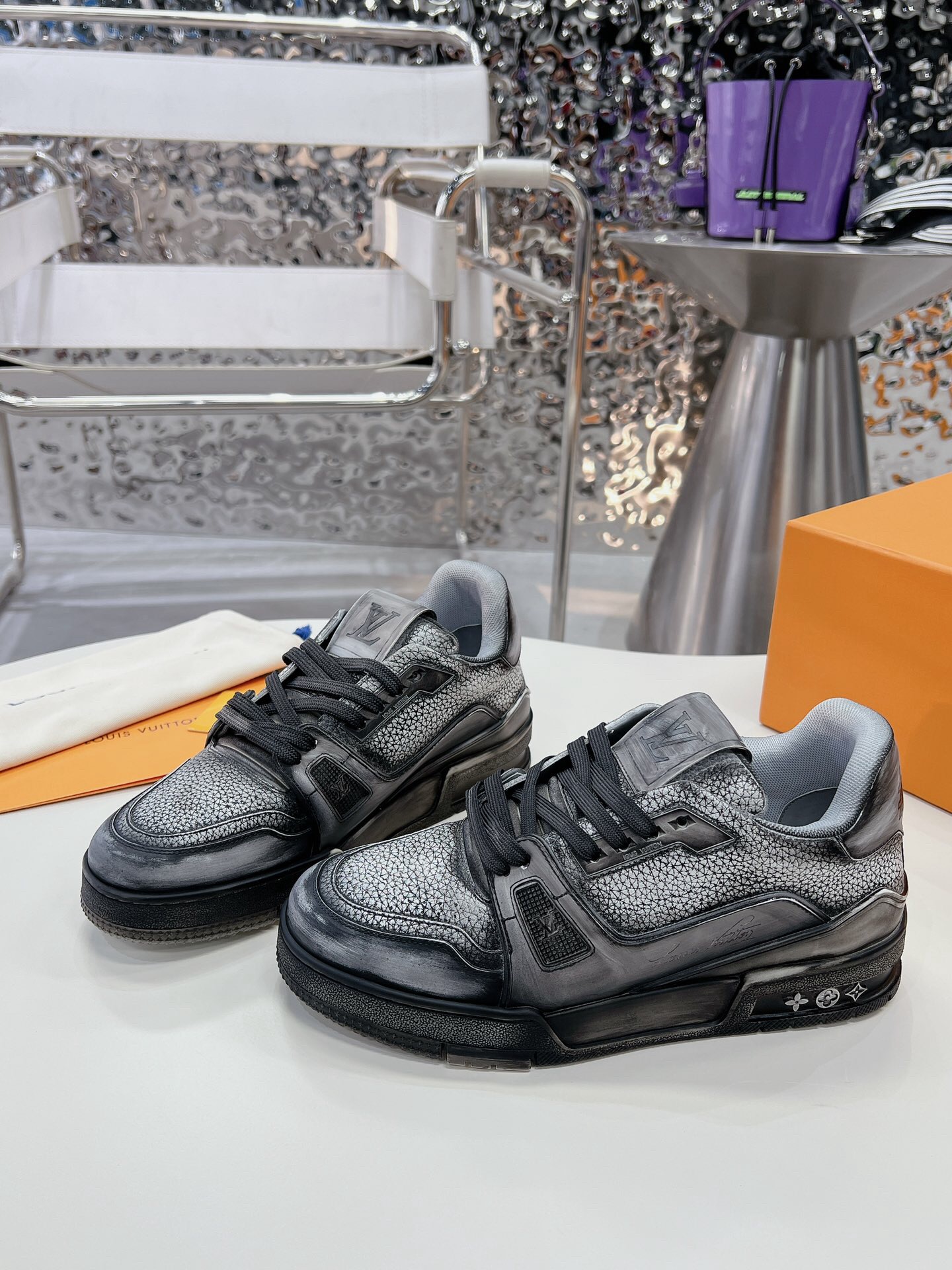 Men Women L*ouis V*uitton Top Sneaker L*V Trainer size 35-46