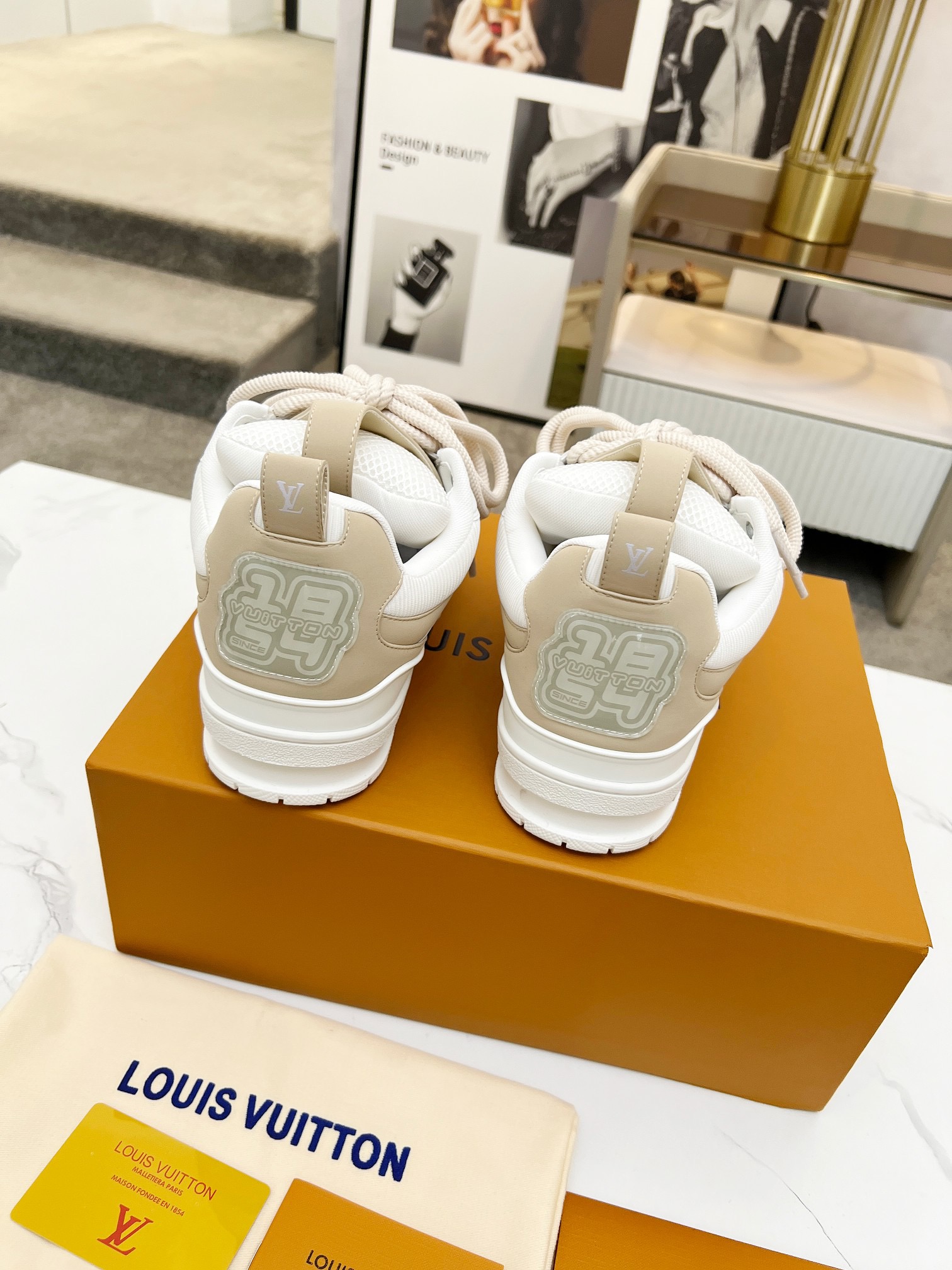 Men Women L*ouis V*uitton Top Sneaker L*V Trainer size 35-46